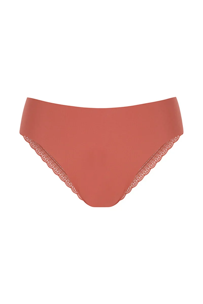 Orange Clean Cut classic panty in lace - Image 3