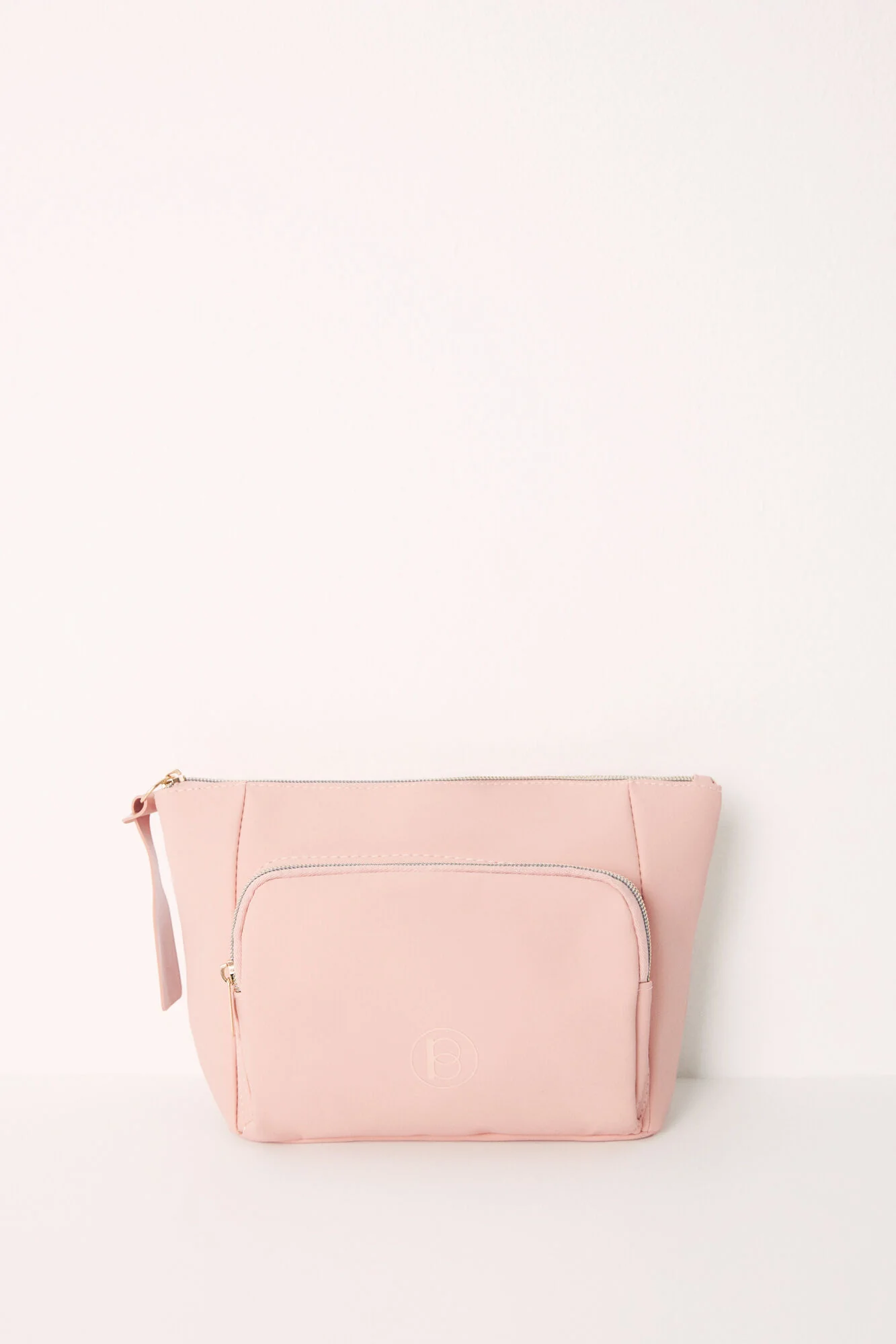 Medium pink rubberized toiletry bag - Image 3
