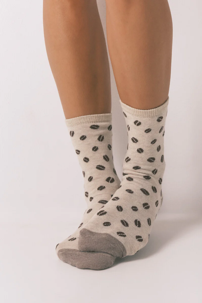 Pack of 3 long brown socks - Image 2