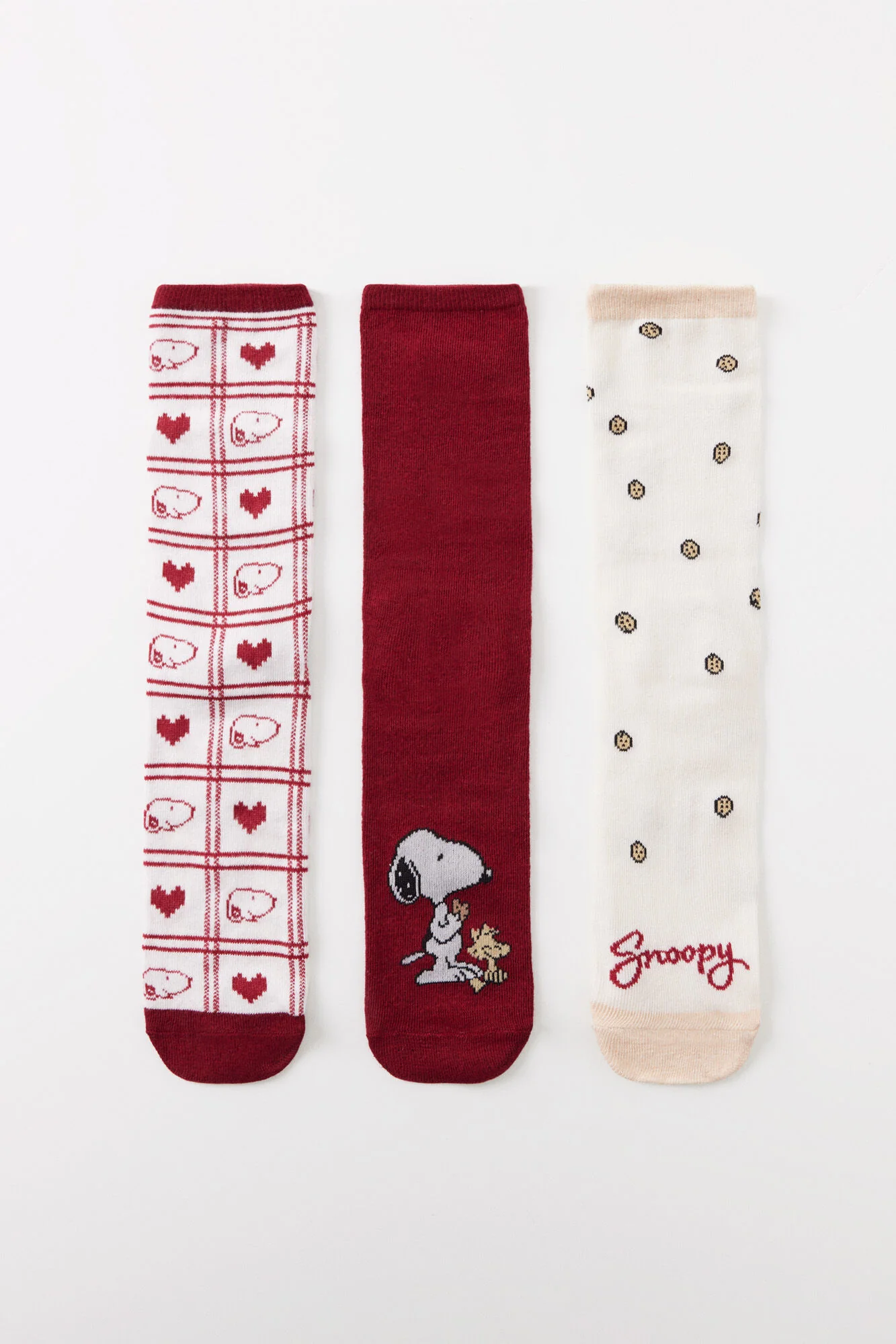 Pack of 6 Snoopy high socks