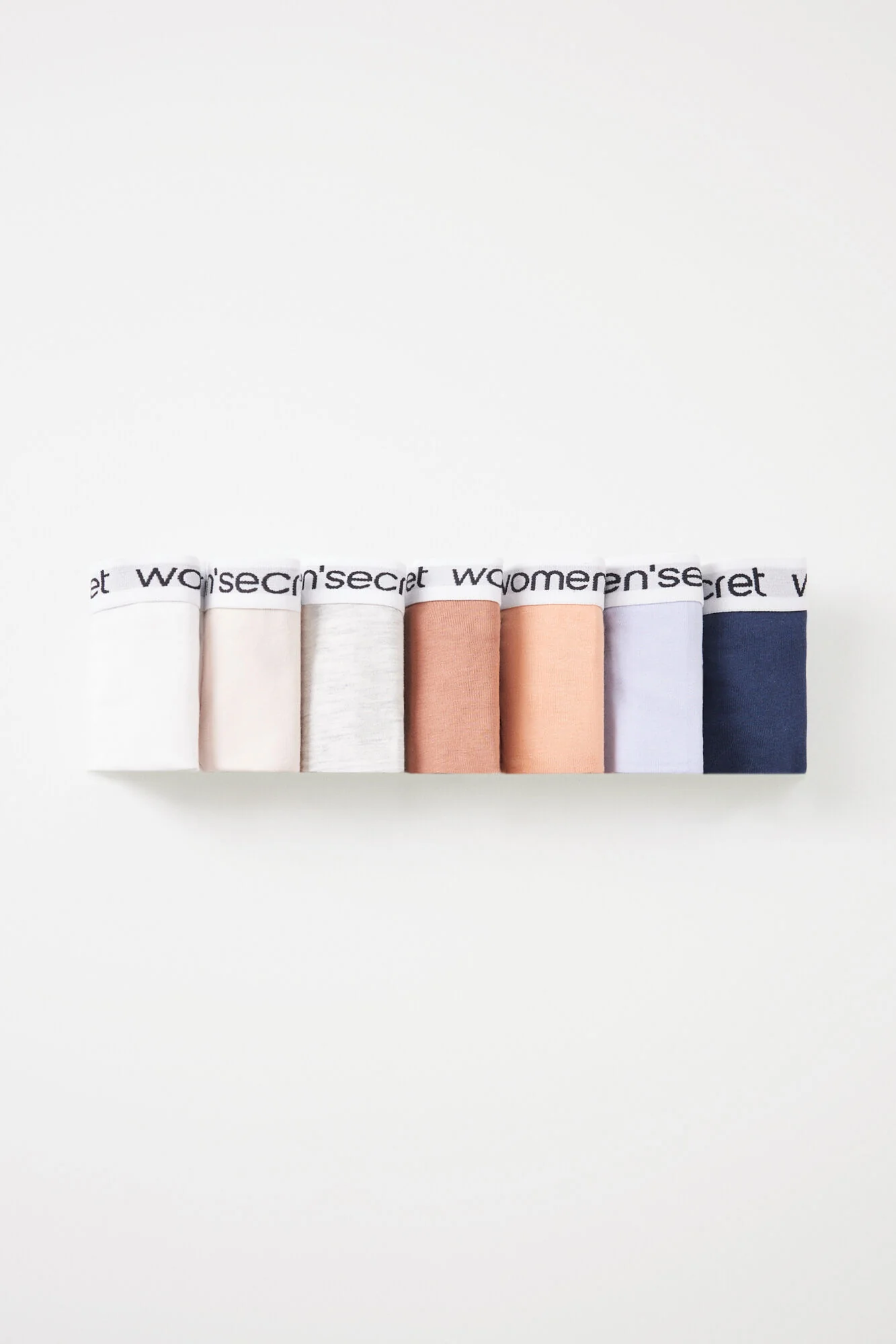 Pack of 7 wide cotton panties with logo - Image 3