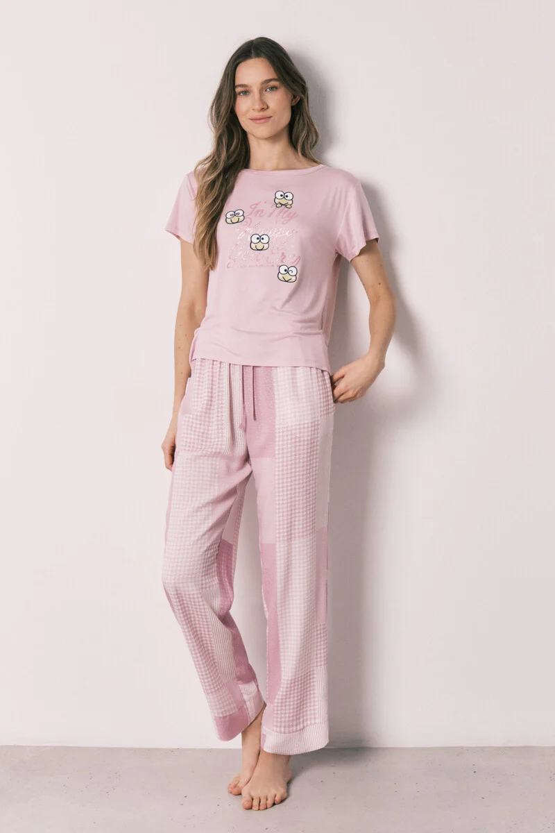 Patchwork long pyjamas Keroppi - Image 2