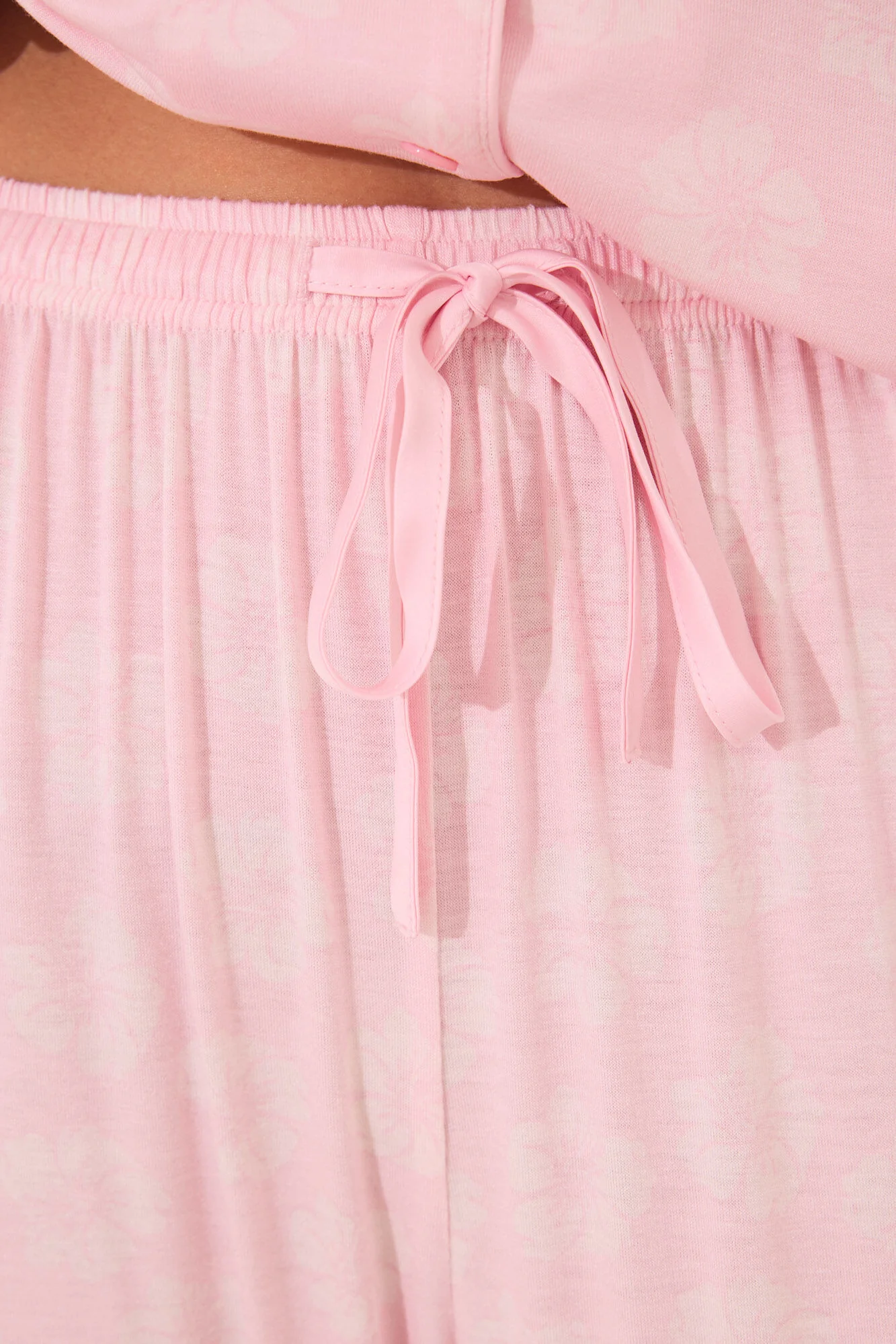 Pink Capri viscose classic pyjamas - Image 4