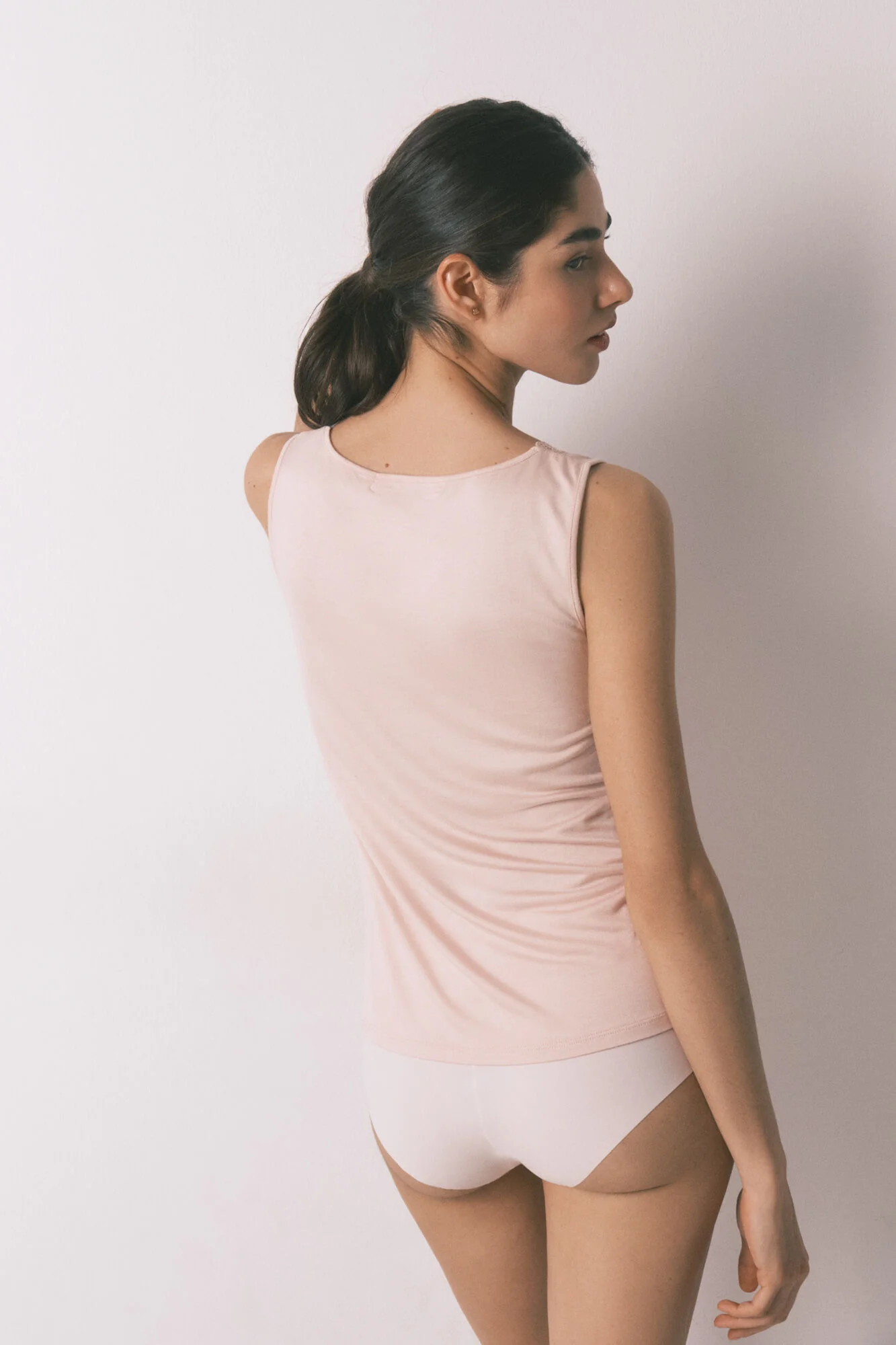 Pink jersey-knit super soft T-shirt - Image 2