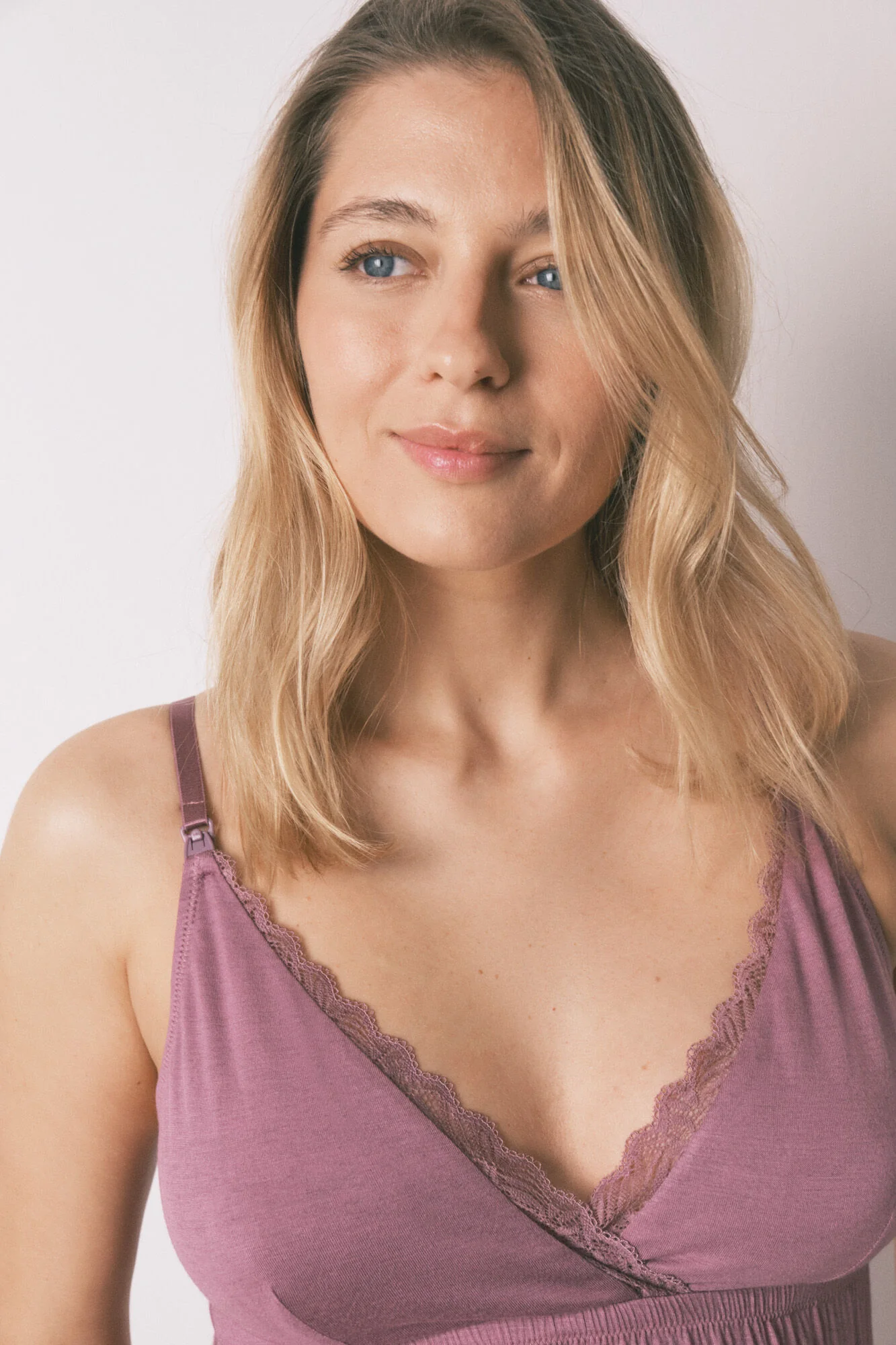 Pink "maternity" straps nightgown - Image 3