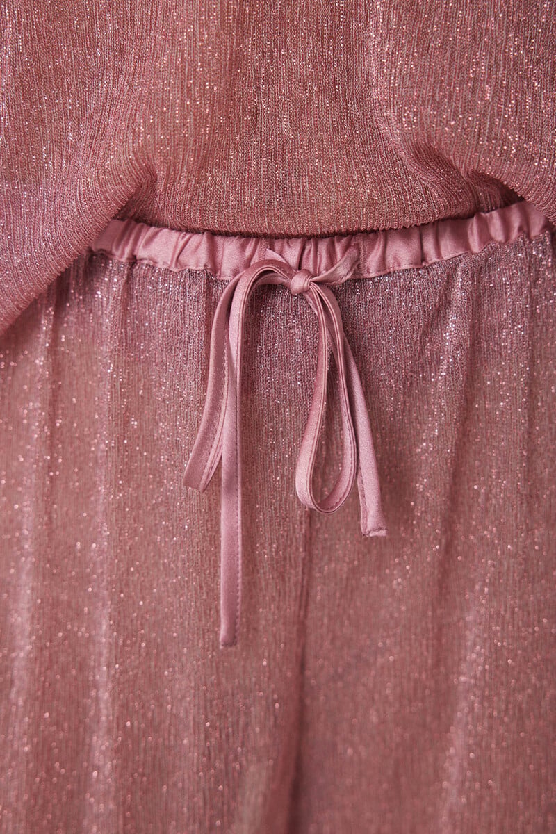 Pink bamboo short and straps pajamas - Image 4