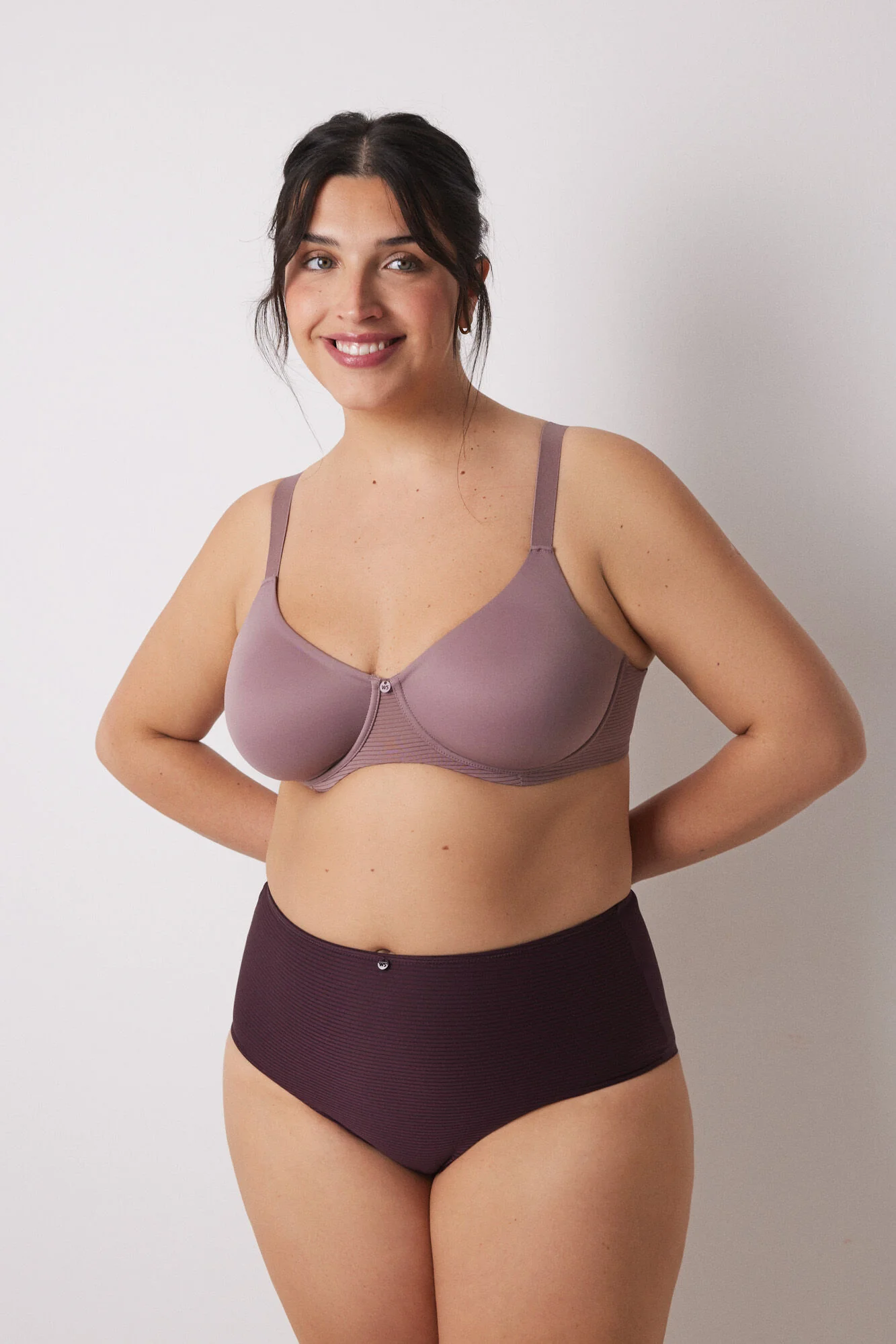 REAL pink microfibre minimising bra - Image 4