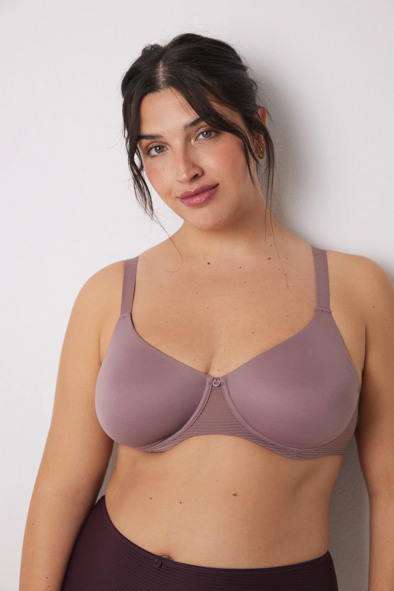 REAL pink microfibre minimising bra - Image 5