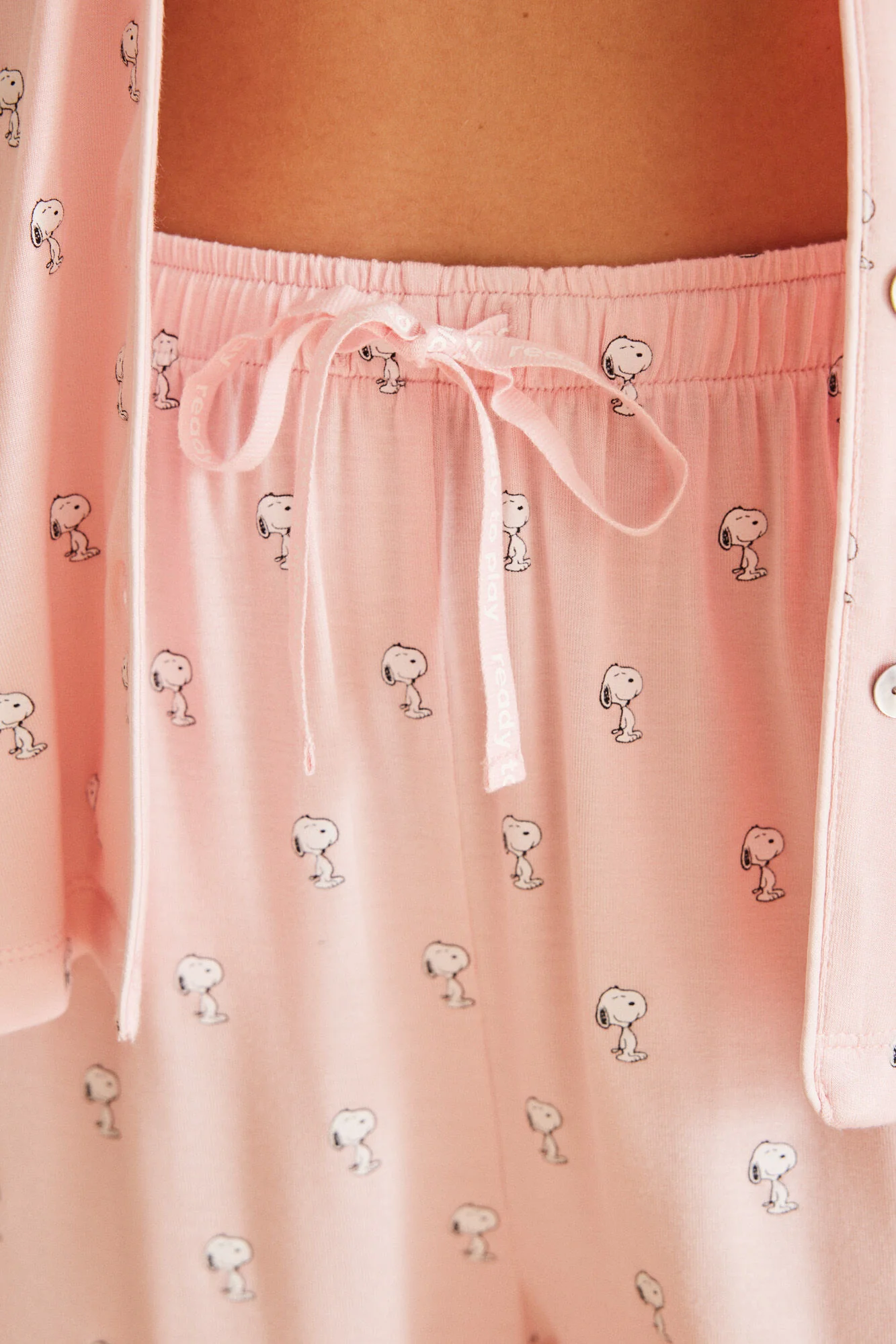 Super soft pink Shoppy classic pyjamas - Image 3