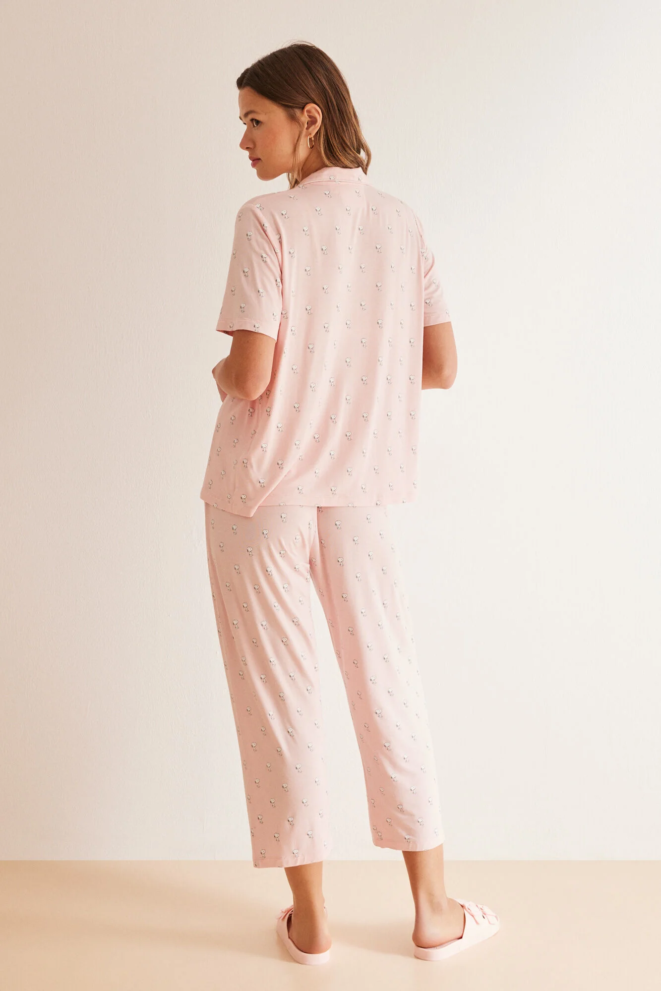 Super soft pink Shoppy classic pyjamas - Image 4