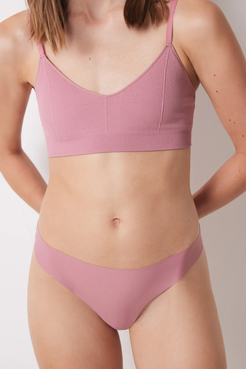Pack of 3 classic pink microfibre panties - Image 4