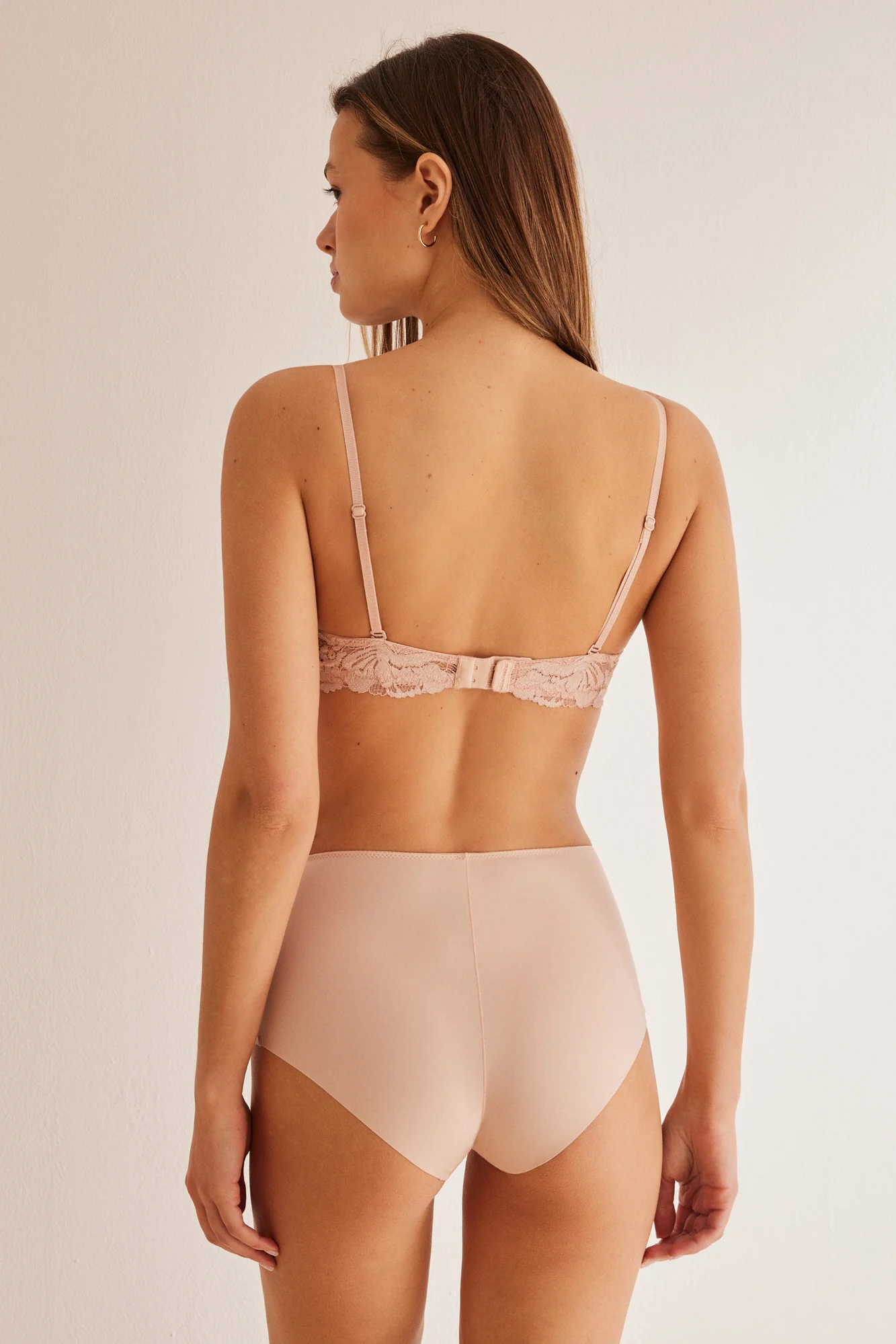 Nude lace high waist shaping panty - Image 3