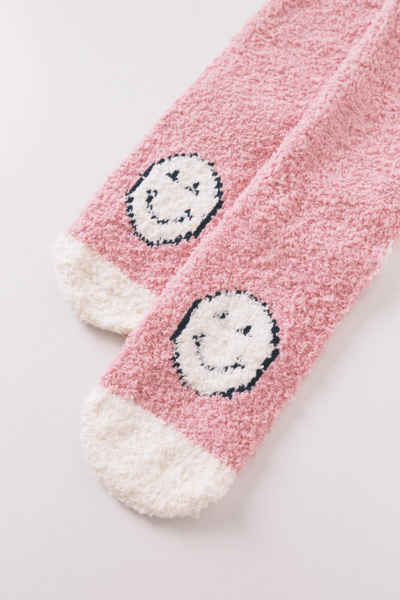 Pink Smiley Long Socks - Image 3