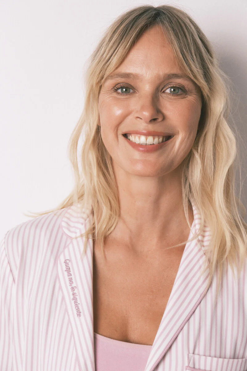 Pink striped classic pyjamas - Image 3