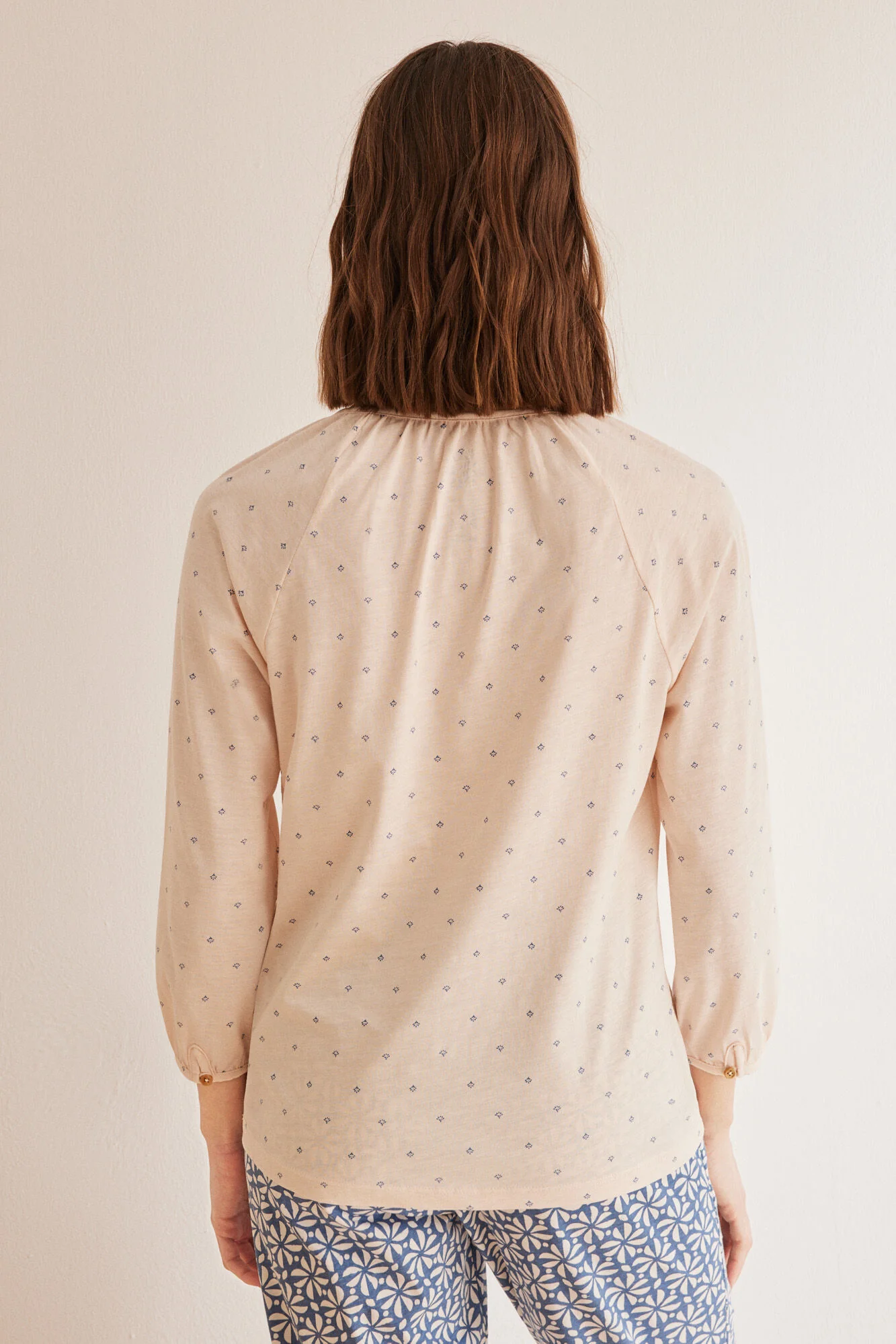Printed 100% cotton long-sleeved T-shirt - Image 2