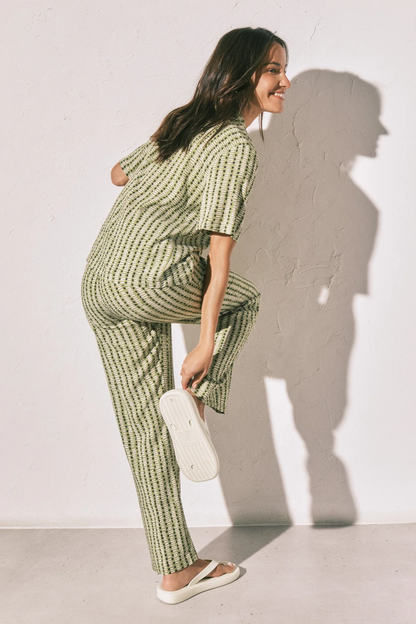 Printed classic long pyjamas - Image 5
