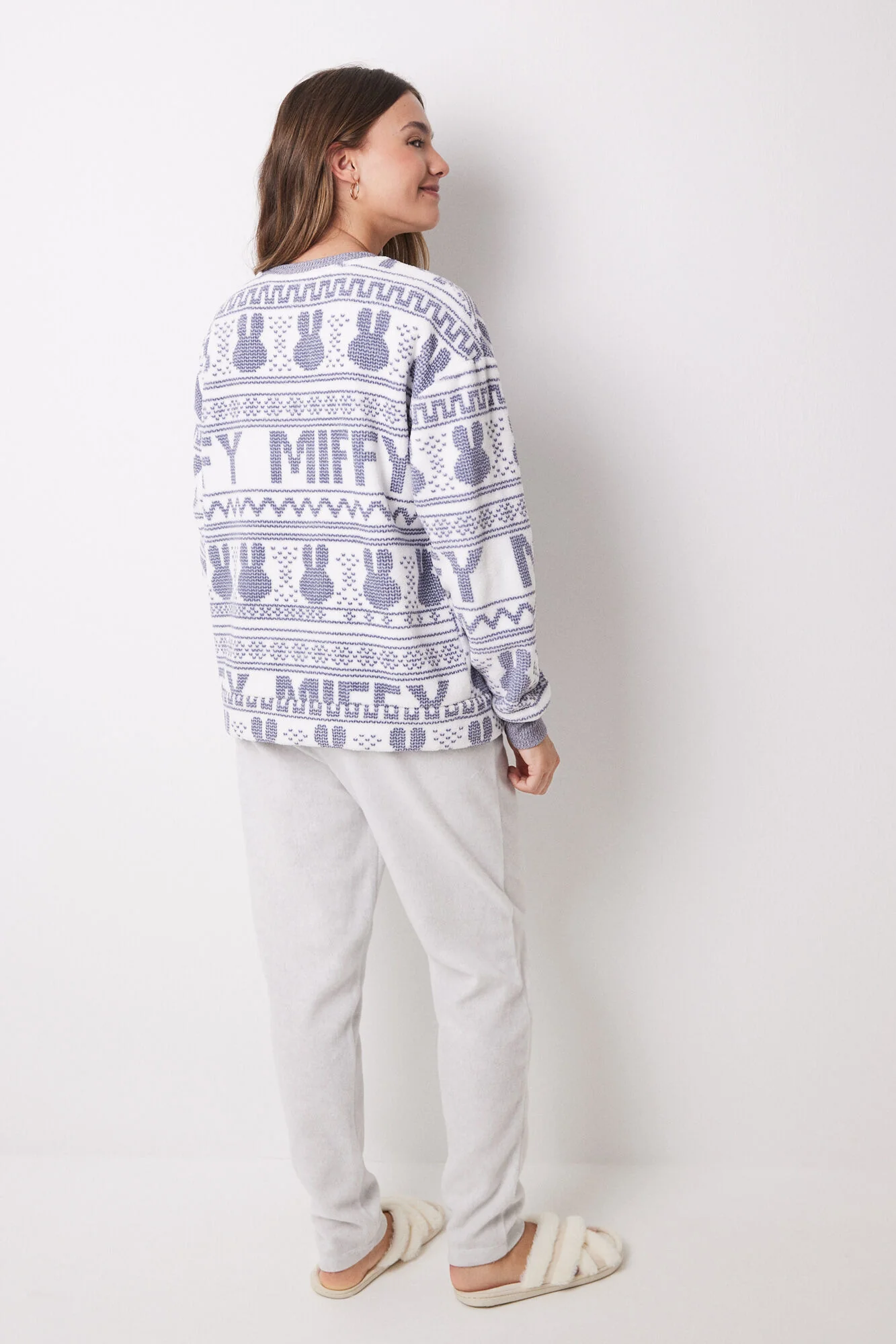 Long fleece Miffy pyjamas - Image 4