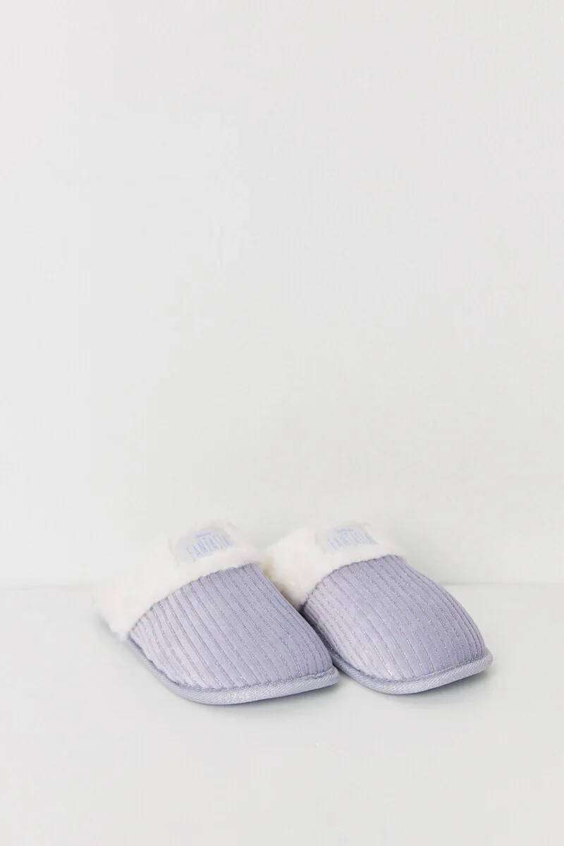 Snoopy lurex fur slippers - Image 3