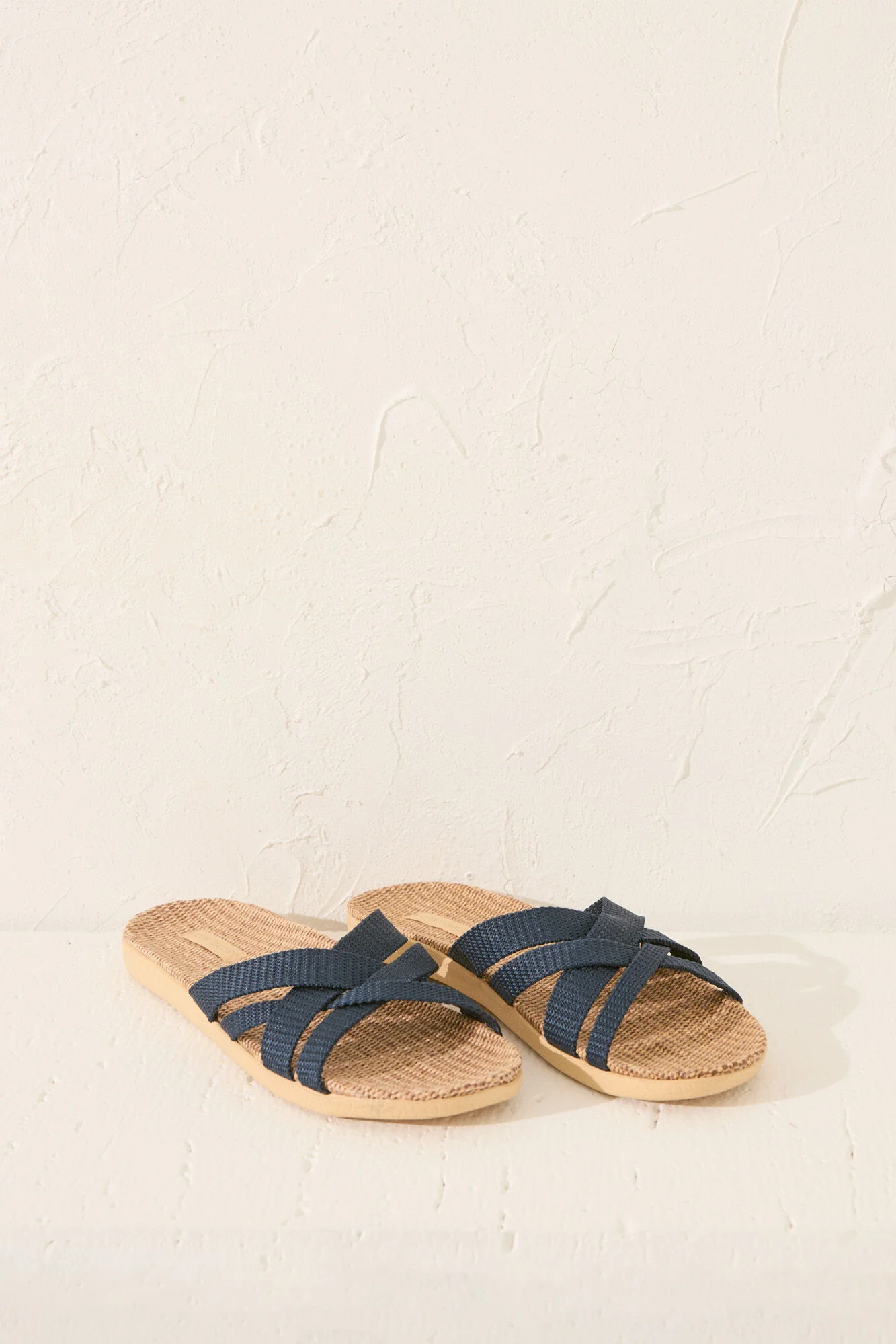 Raffia -effect straps sandals - Image 4