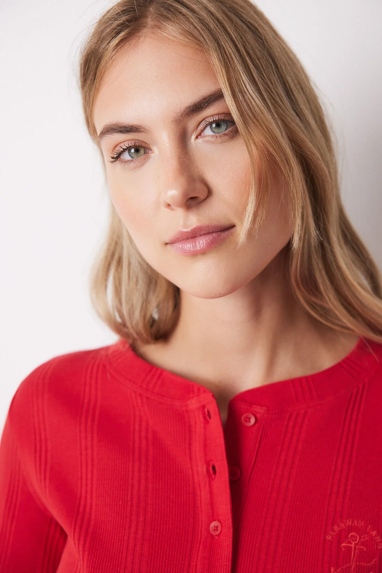 Red short sleeve cotton t-shirt - Image 5
