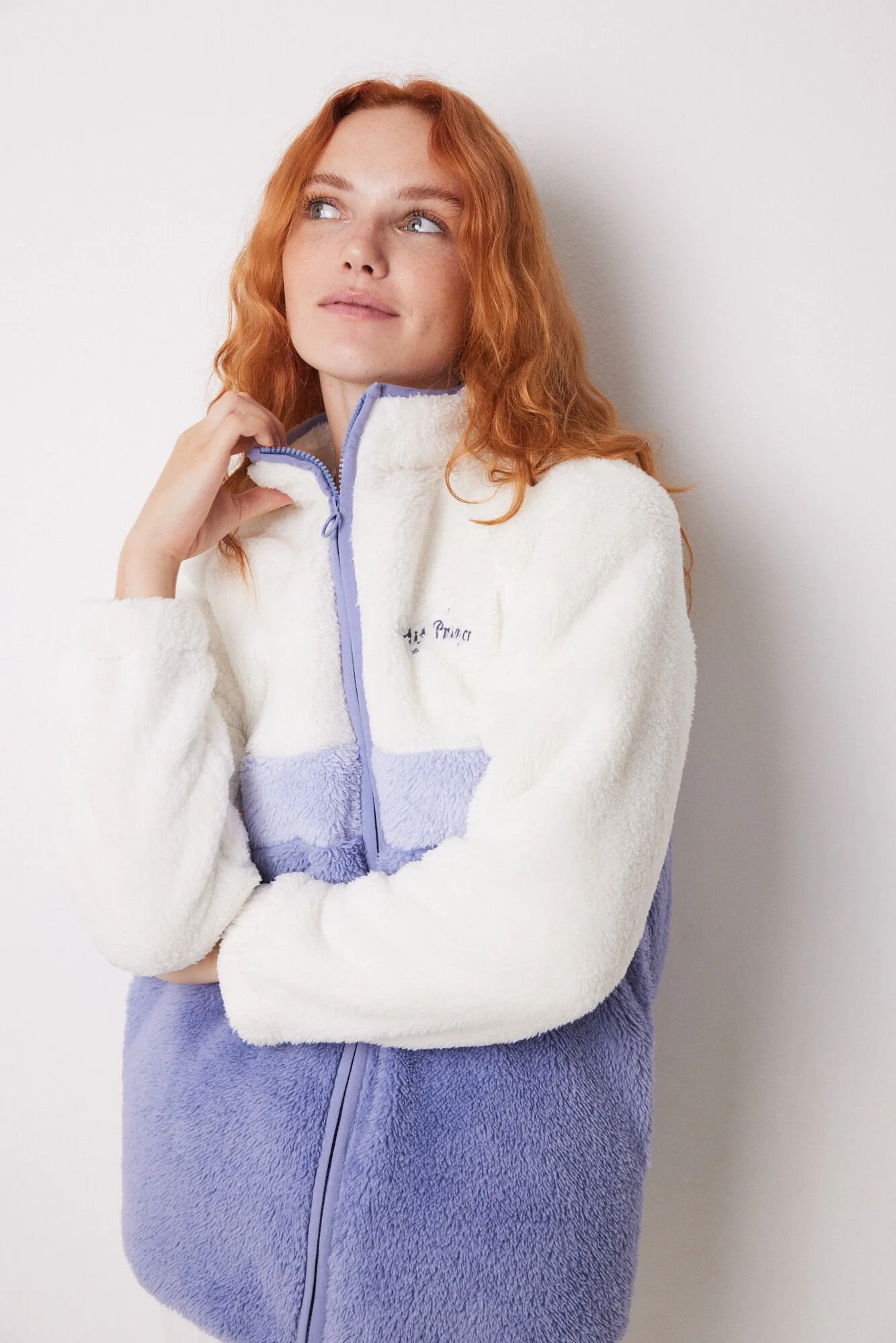 Short faux shearling robe "The Little Prince" - Image 6