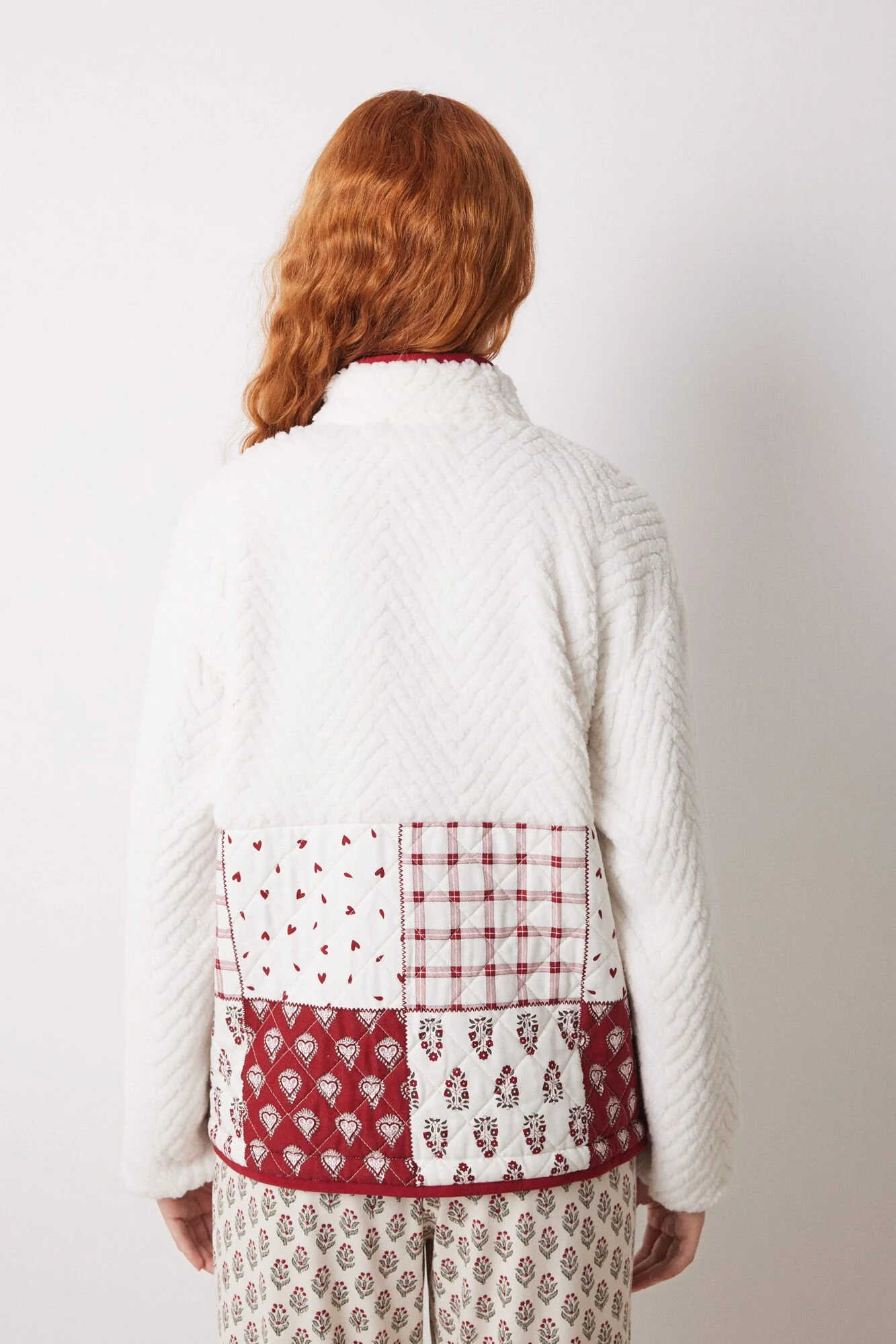 Short padded faux shearling - Image 4
