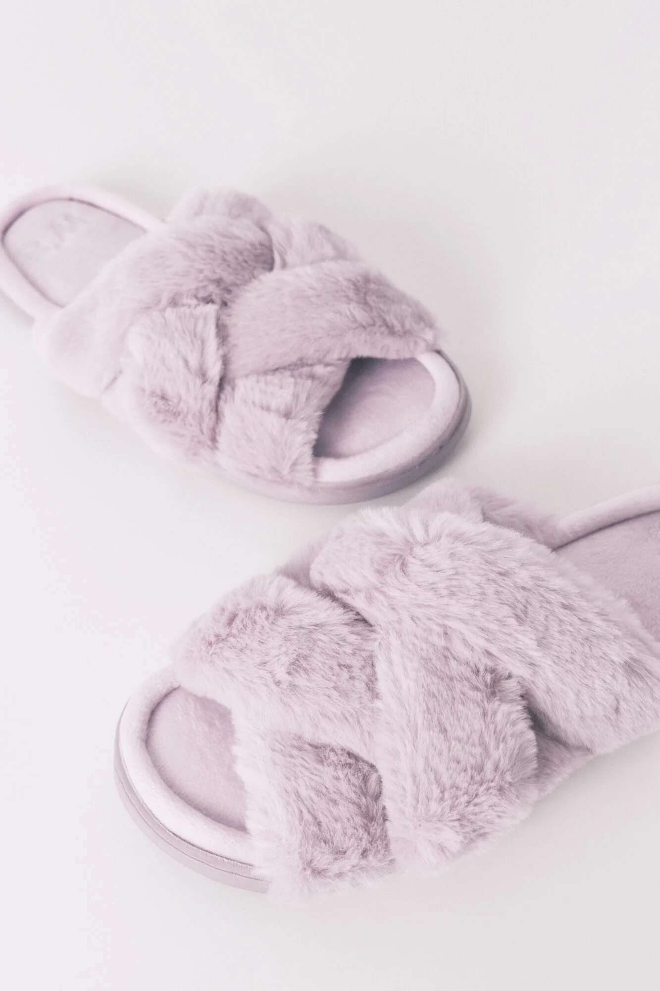 Slipper with lilac fur - Image 4