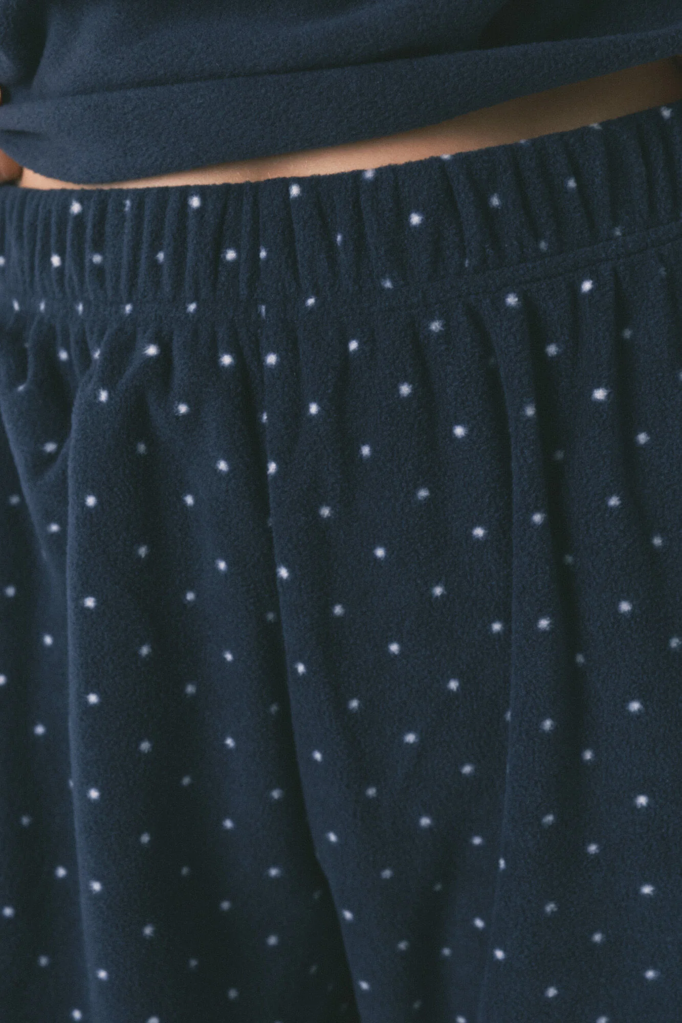 SmileyWorld® navy fleece long pyjamas - Image 4