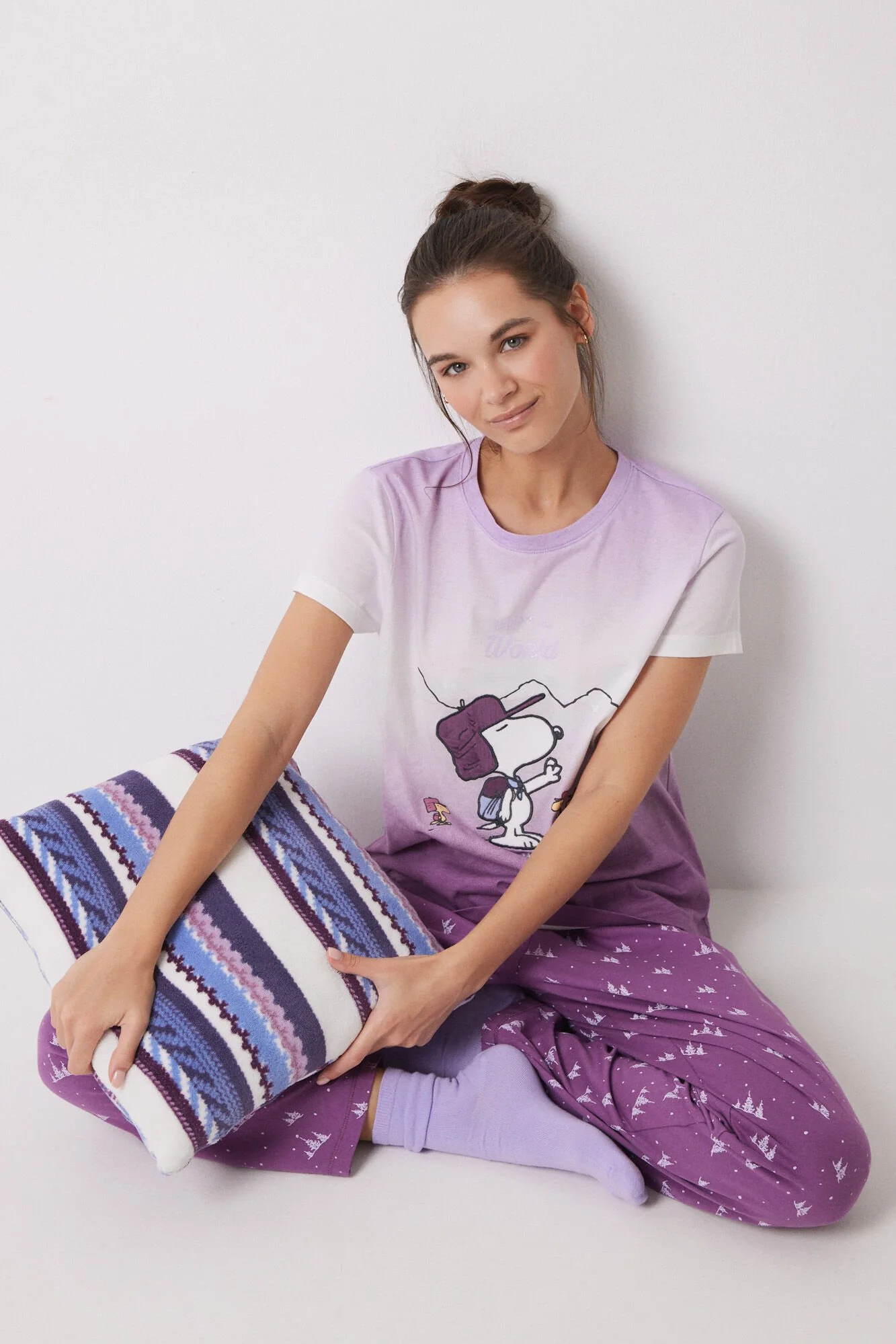 Snoopy 100% cotton gradient pajamas - Image 4
