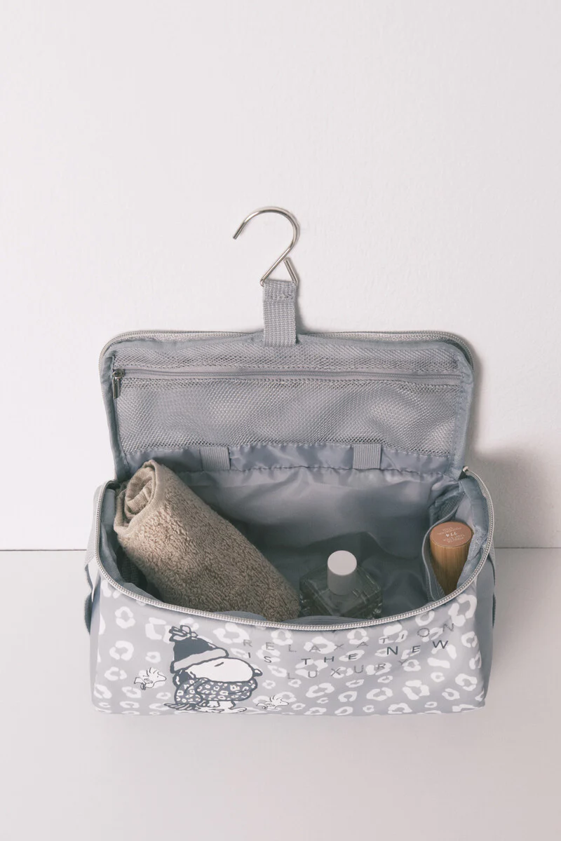 Snoopy animal print zip fastening vanity case - Image 3