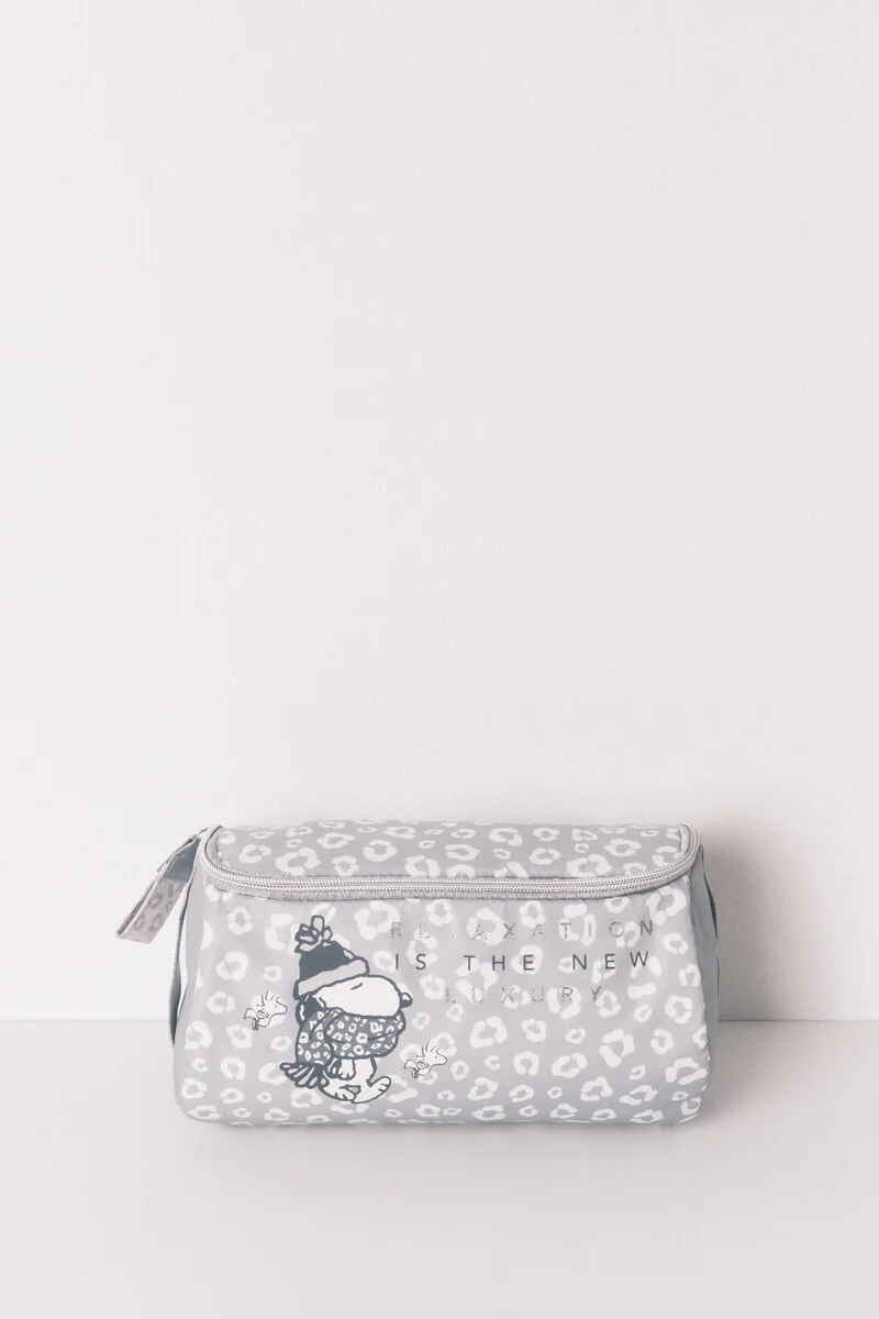 Snoopy animal print zip fastening vanity case - Image 4