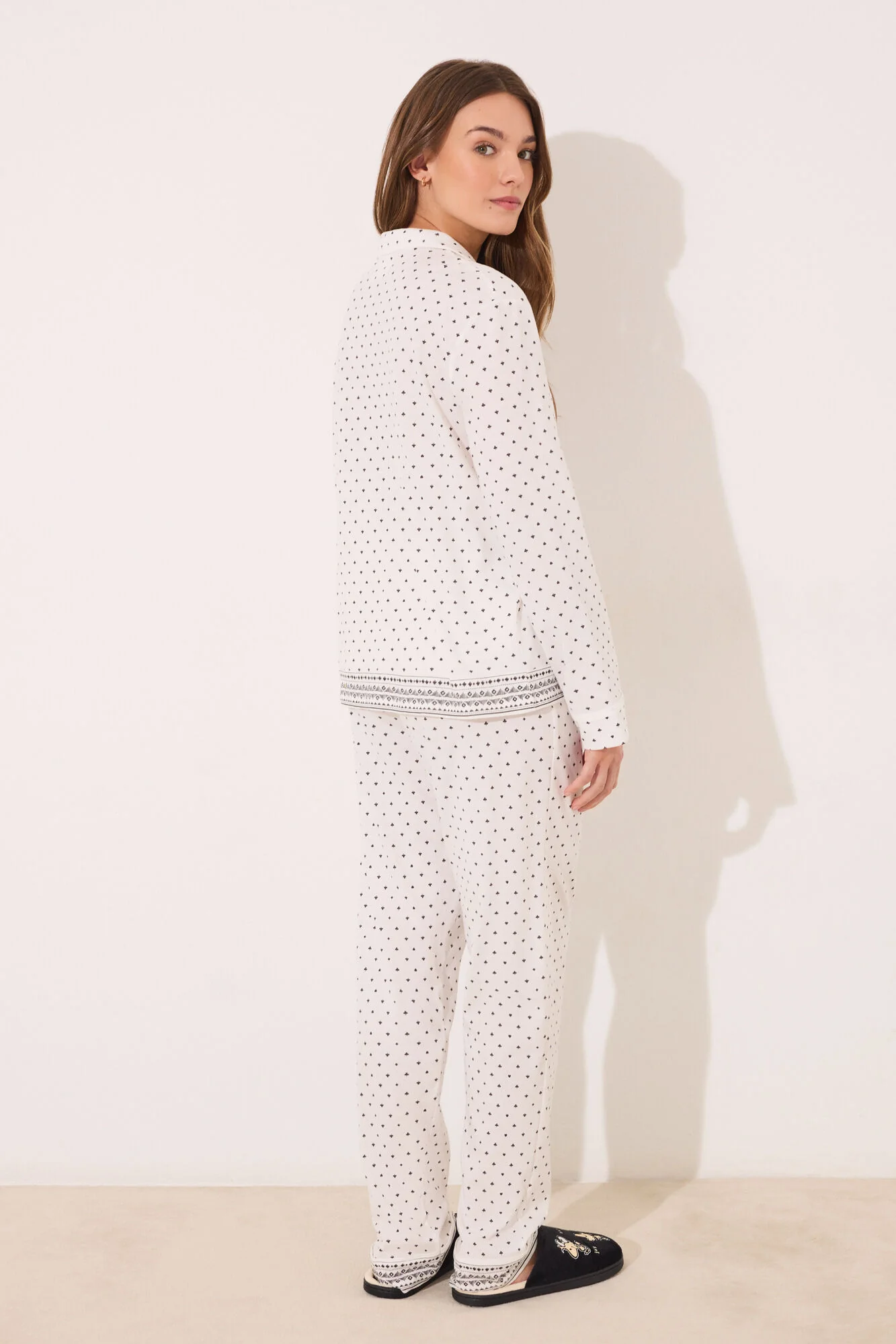 Snoopy polka-dots cotton classic pyjamas - Image 2