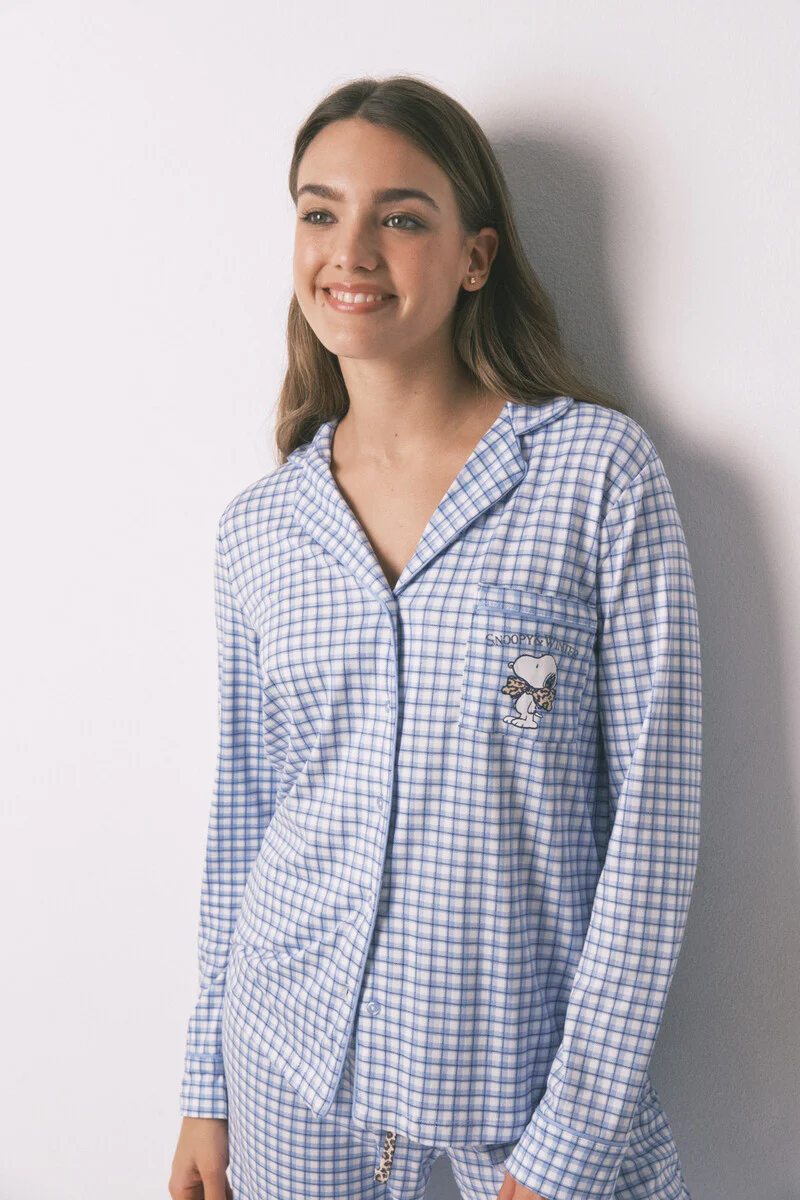 Snoopy Vichy Long Pyjamas - Image 4