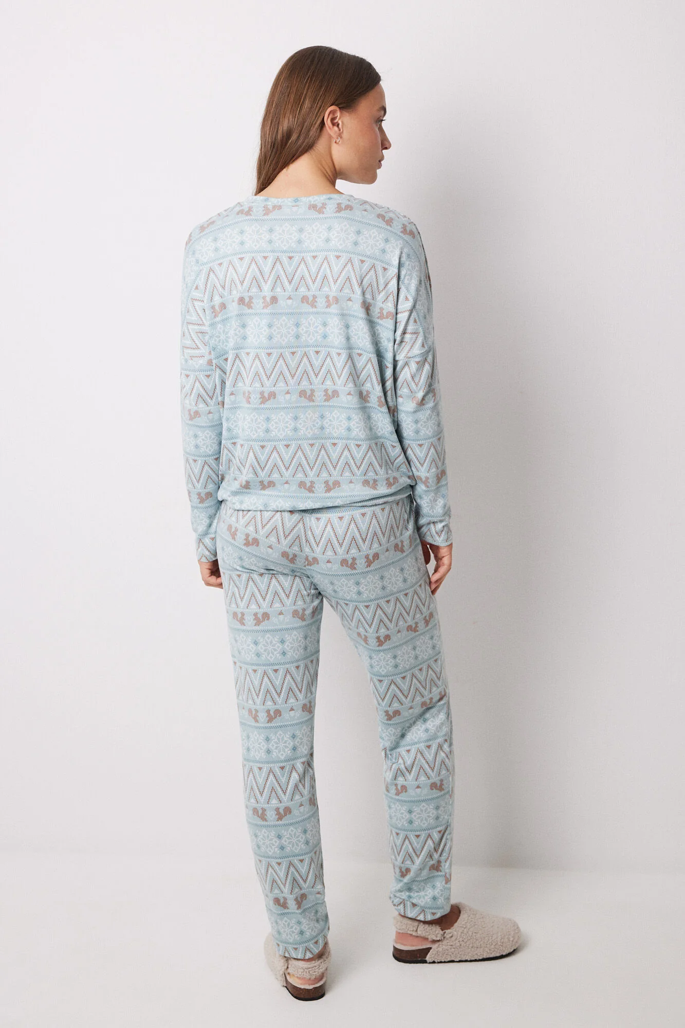 Super soft long fleece pajamas - Image 3