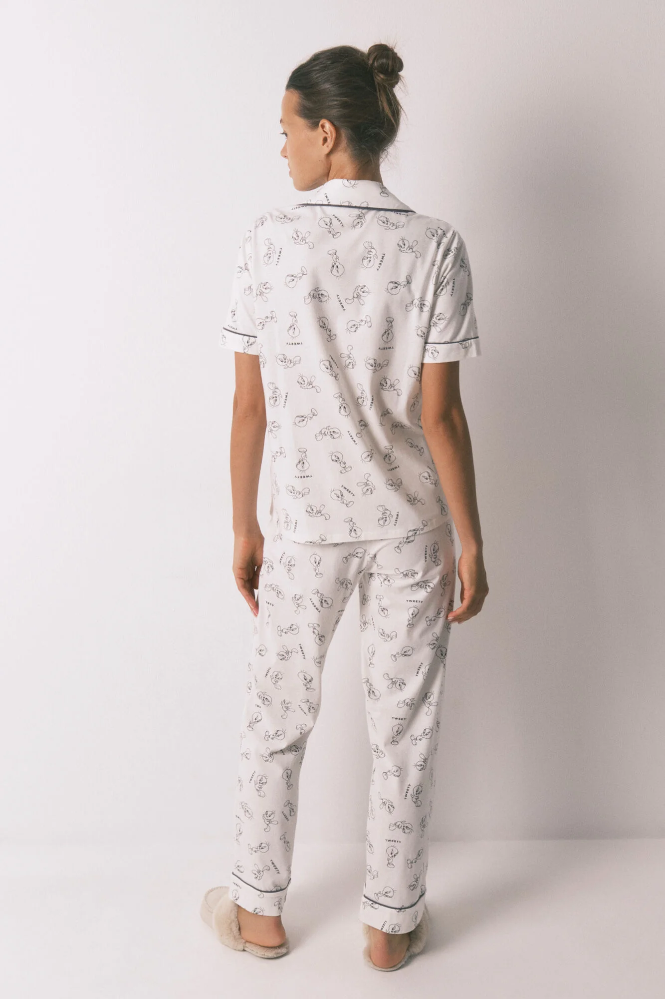 Tweety Bird 100% cotton long classic pyjamas - Image 2