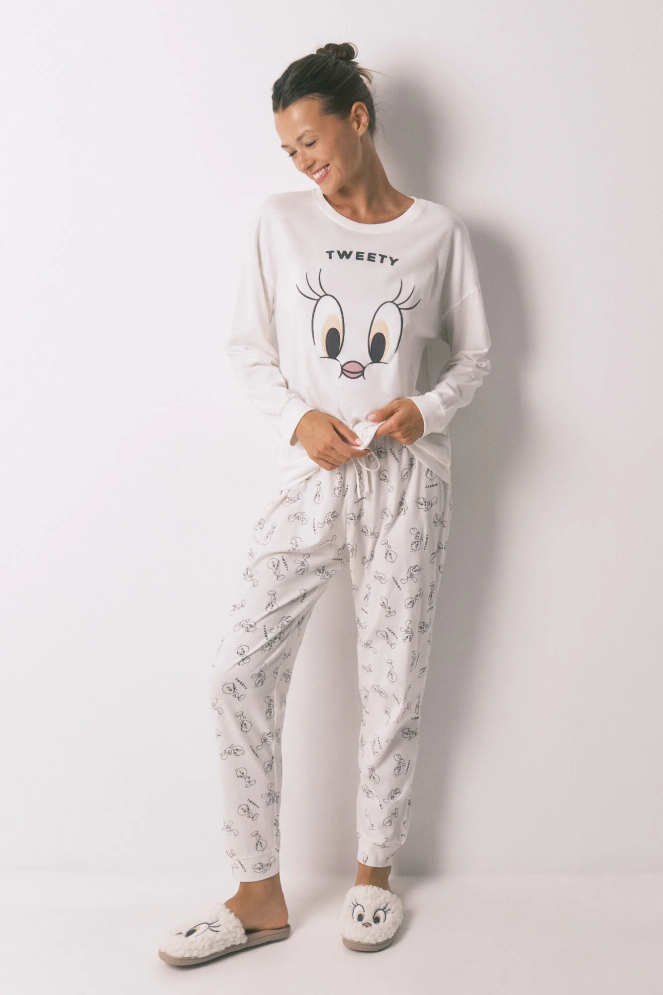 Tweety Bird 100% cotton long pyjamas - Image 2