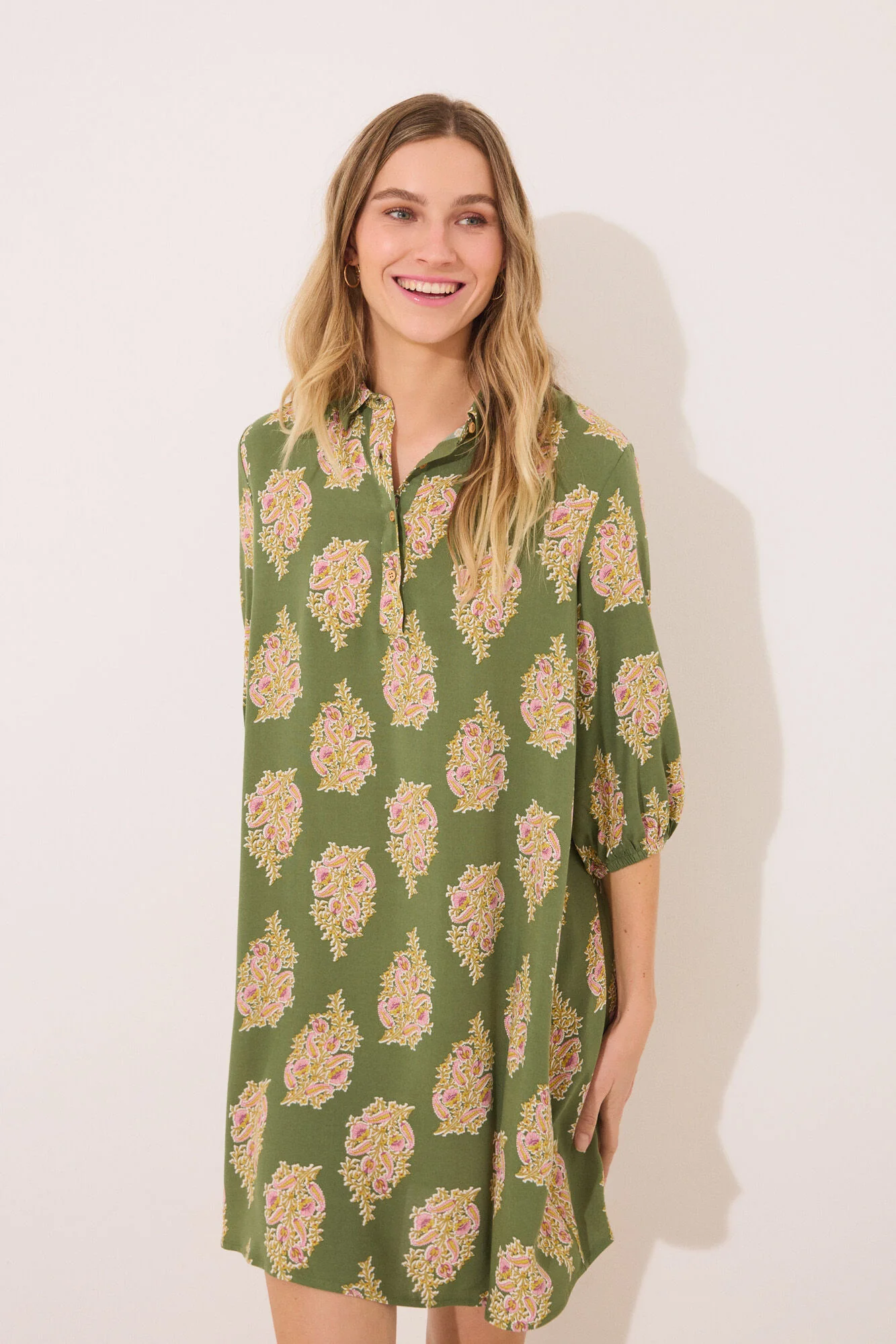 Viscose allover print camisole - Image 4