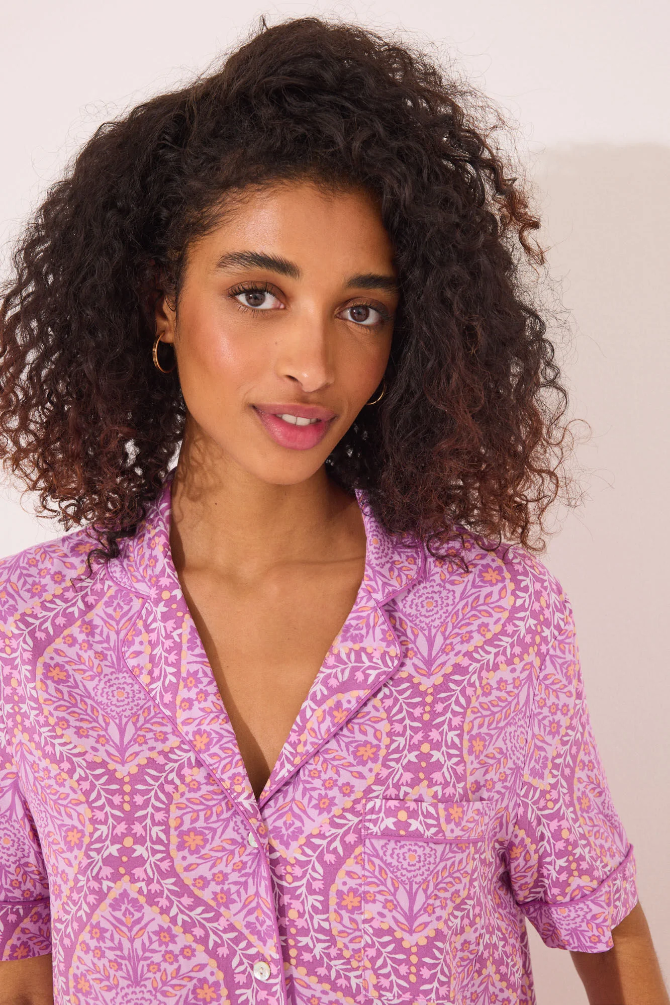Viscose boho print classic pyjamas - Image 6