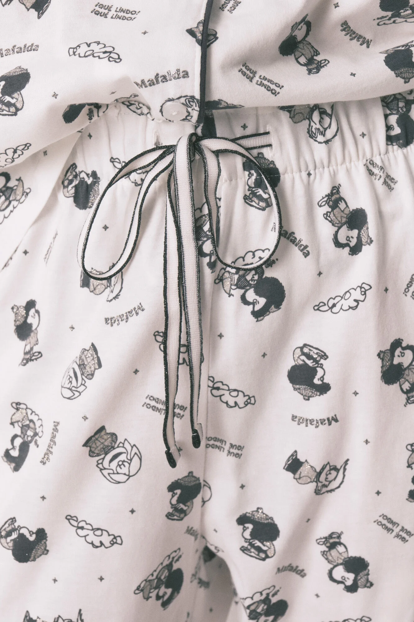 White 100% cotton classic pyjamas EL PRINCIPITO - Image 2