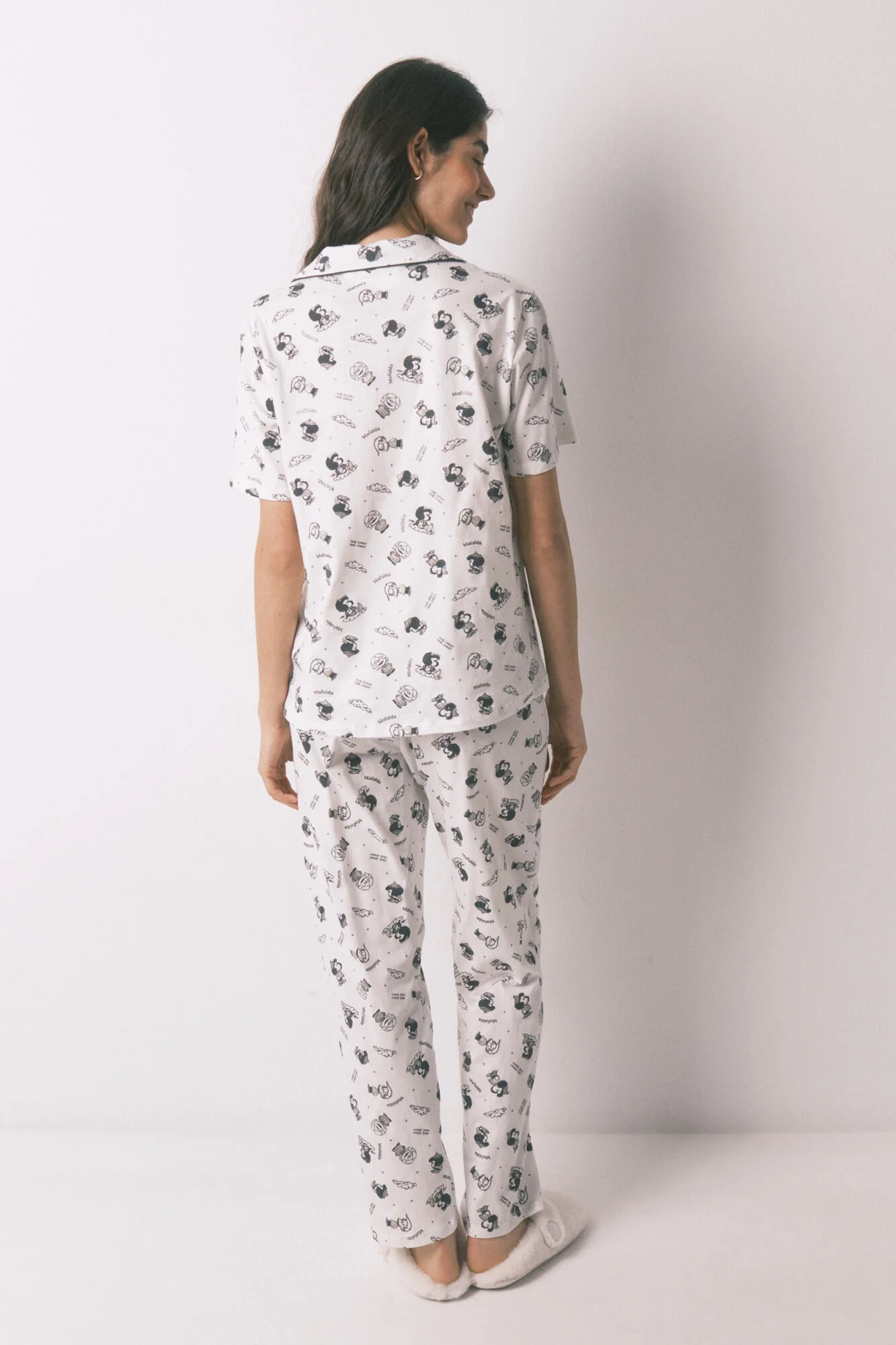 White 100% cotton classic pyjamas EL PRINCIPITO - Image 4