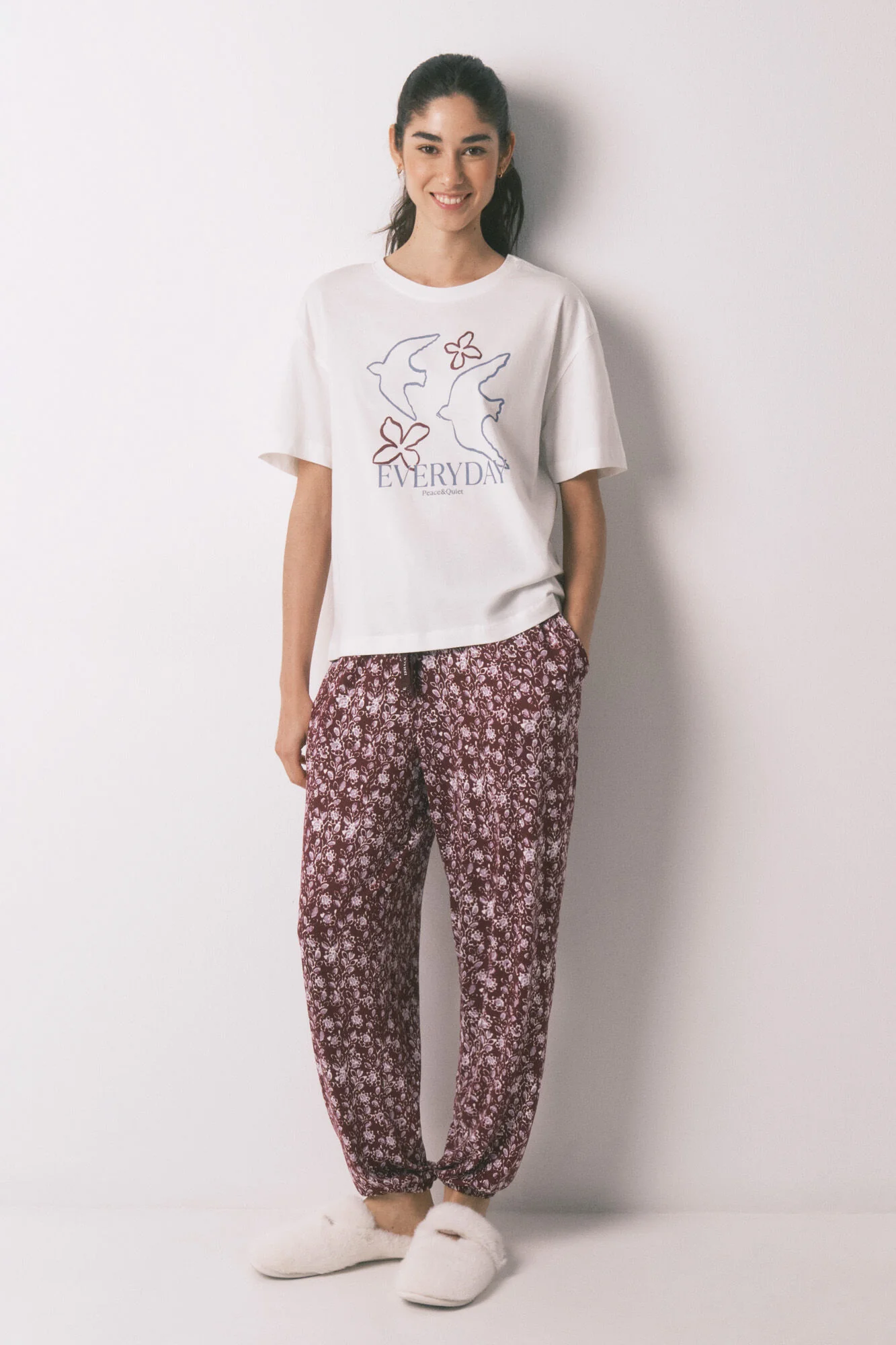 White 100% cotton short sleeve T-shirt - Image 4