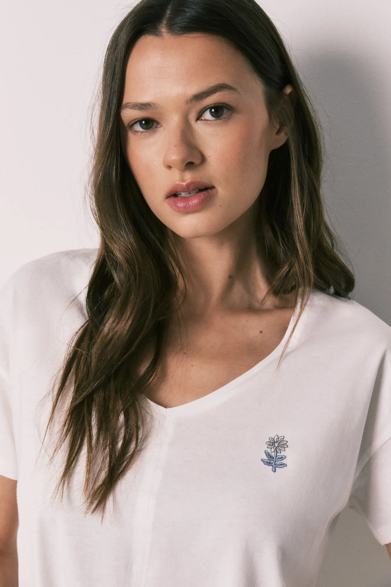 White cotton capri pyjamas - Image 3