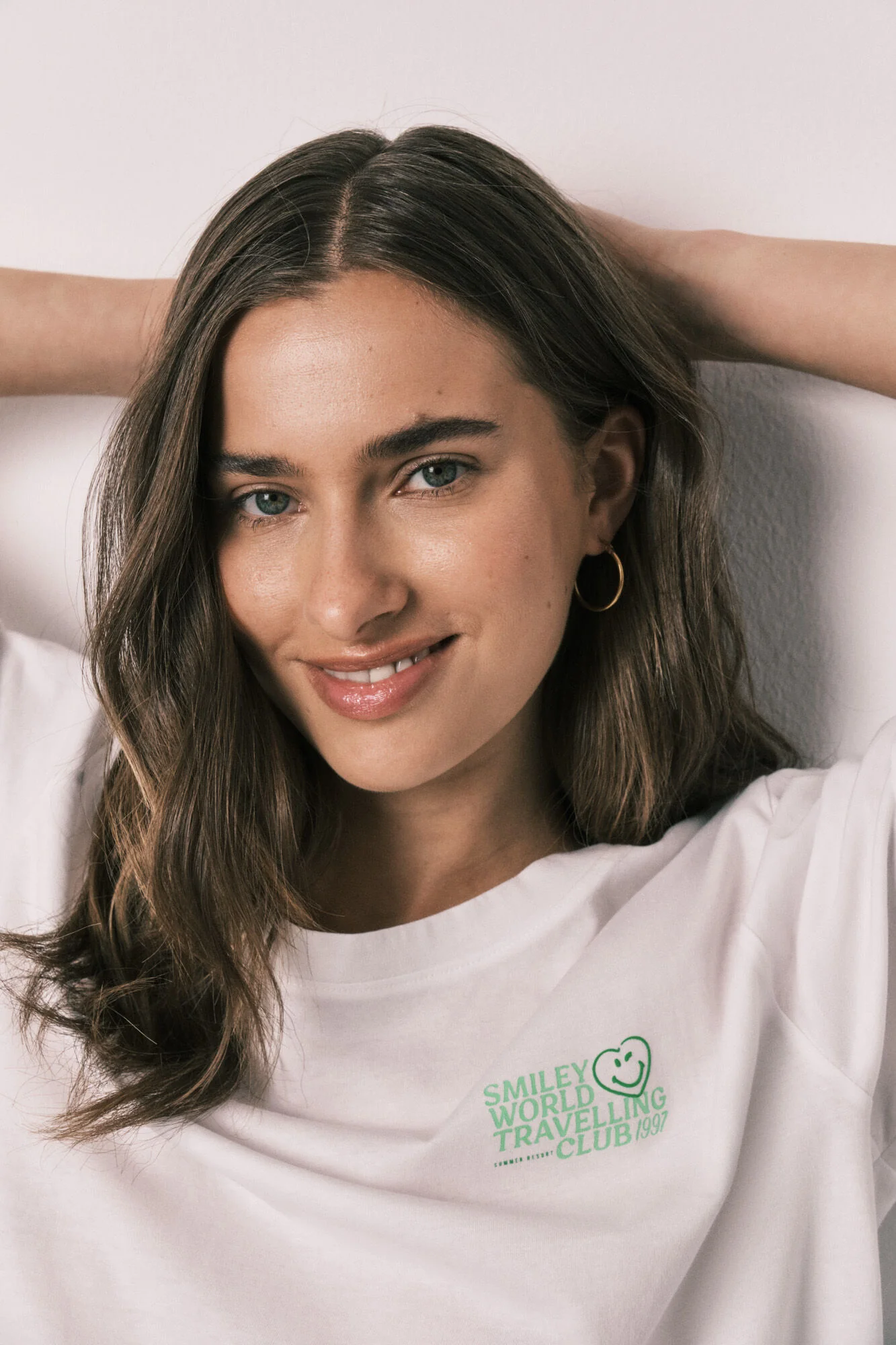 White cotton short pyjamas SmileyWorld® - Image 2