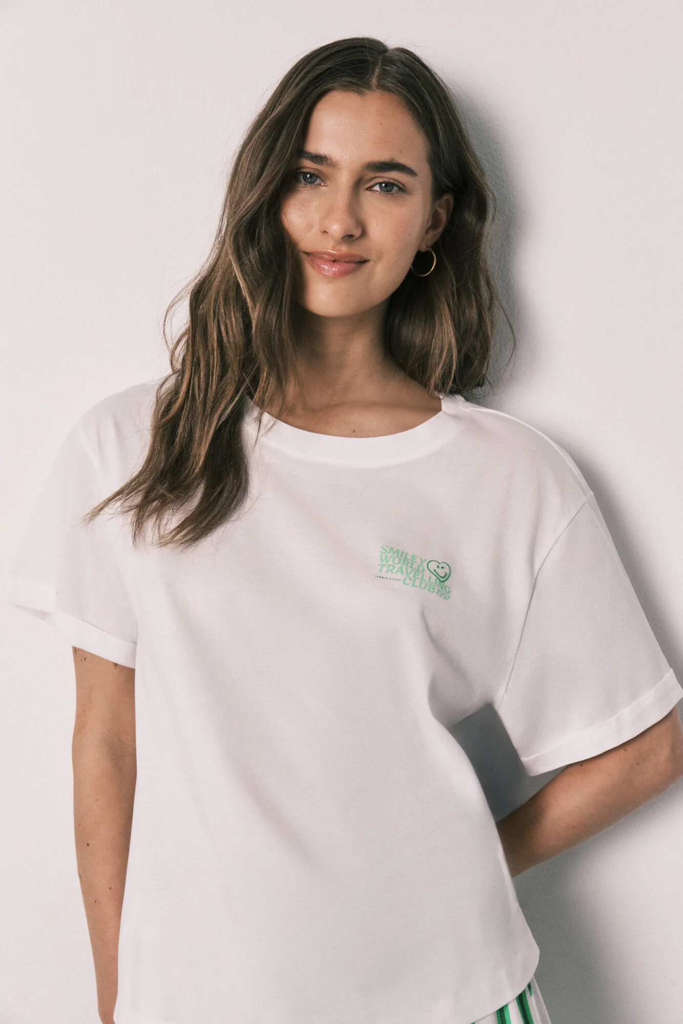 White cotton short pyjamas SmileyWorld® - Image 3