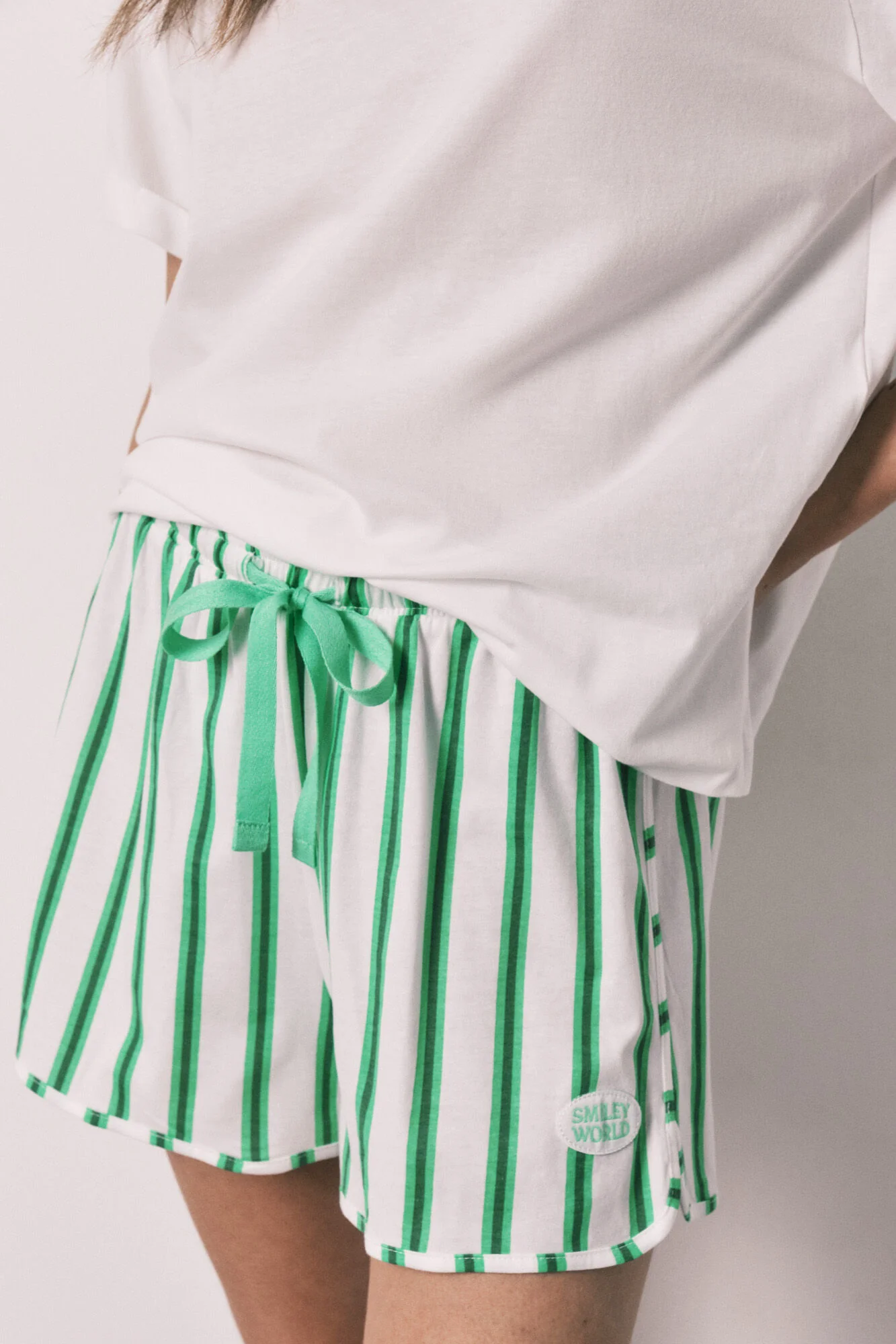 White cotton short pyjamas SmileyWorld® - Image 4