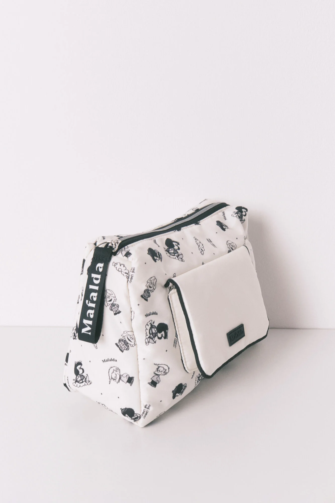 White nylon large vanity case MAFALDA - Image 3