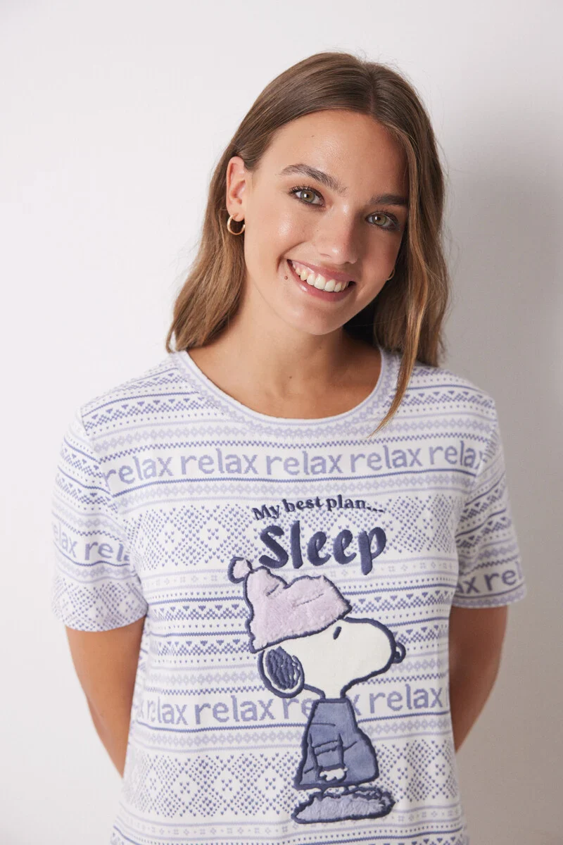 Snoopy super soft midi nightgown - Image 3