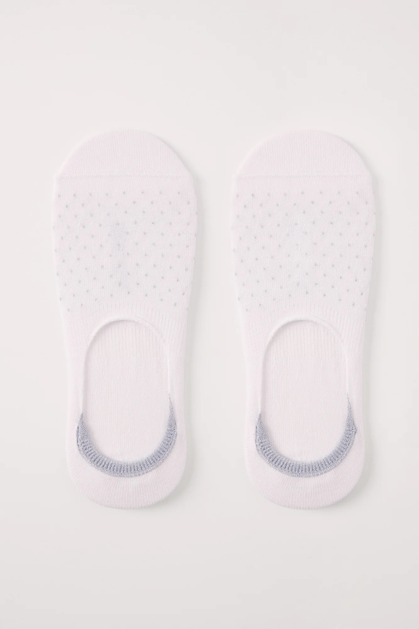 Dot print cotton invisible socks - Image 2
