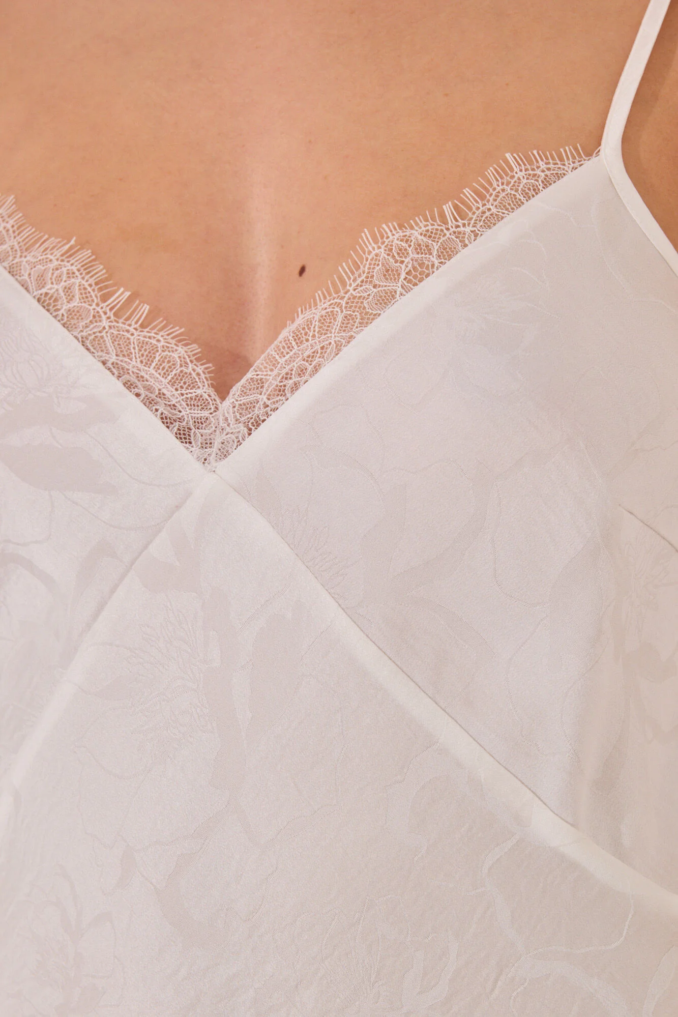 White satin midi nightgown - Image 5