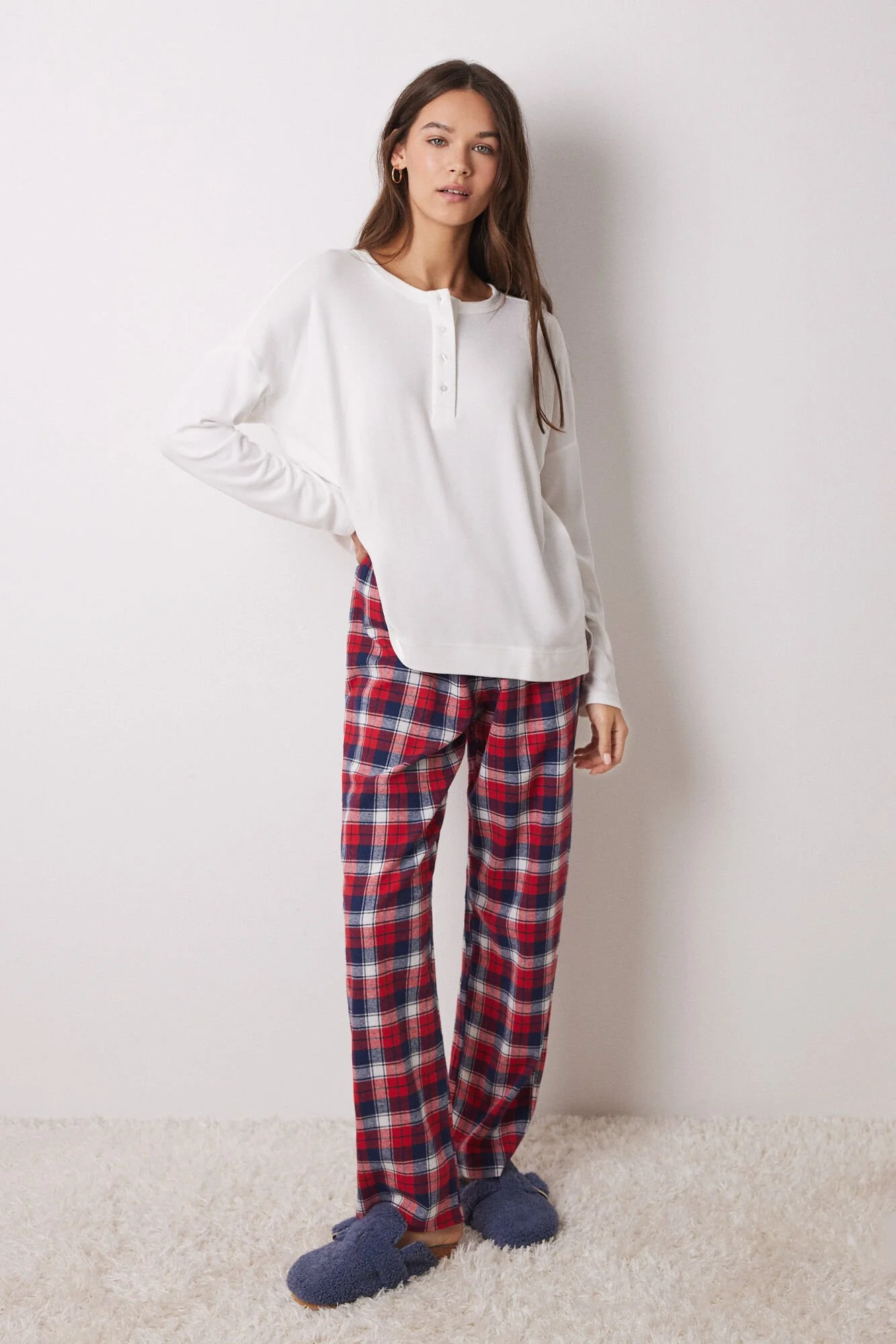 White velvet long sleeve shirt - Image 4